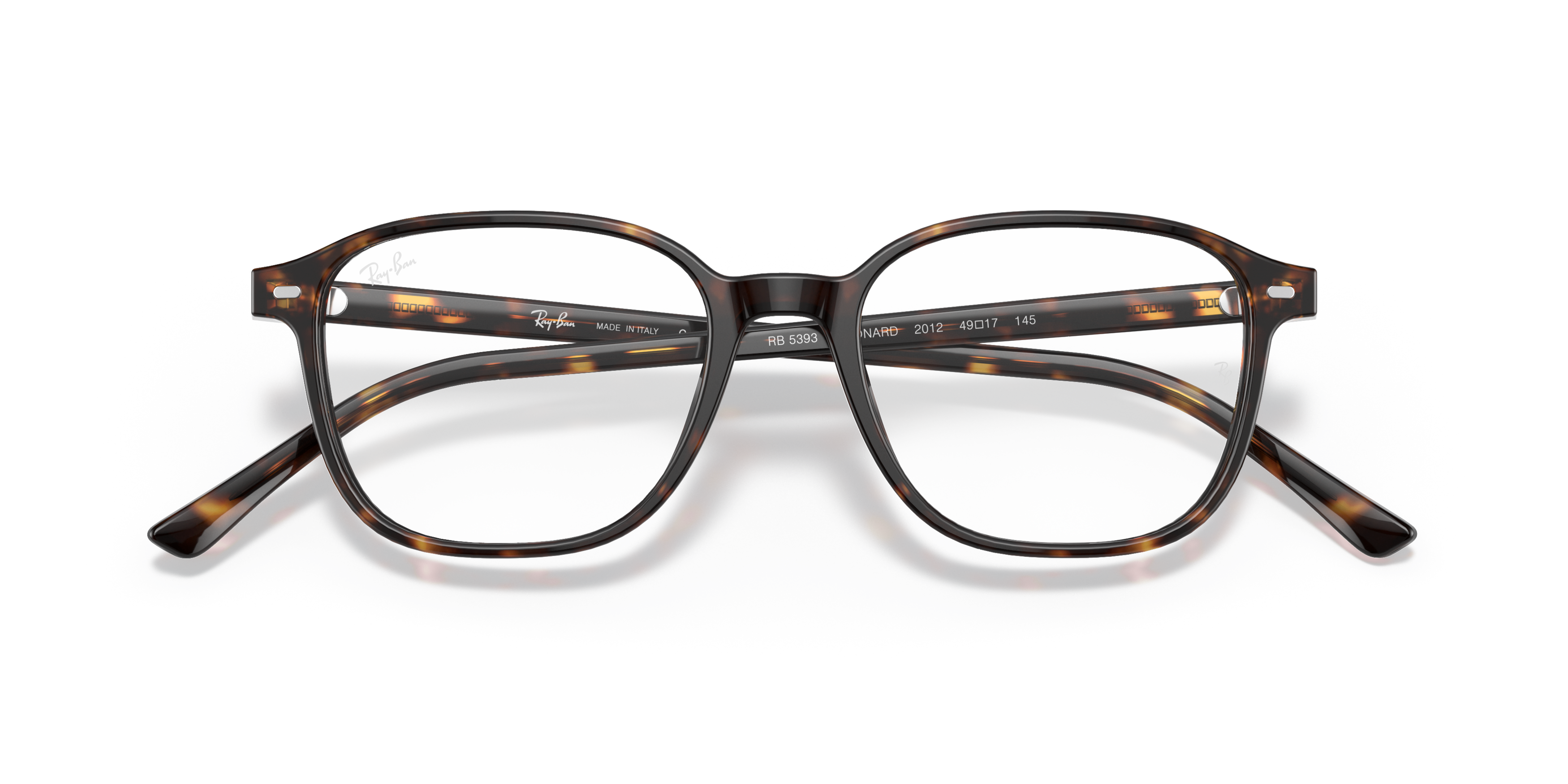 Folded Ray-Ban RX 5393 Glasses Transparent / Havana
