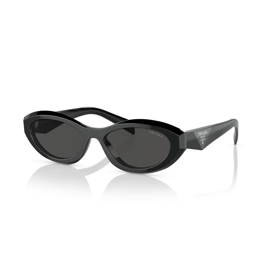 Prada PR 26ZS Lunettes de Soleil Femme - Hexagonale Noir