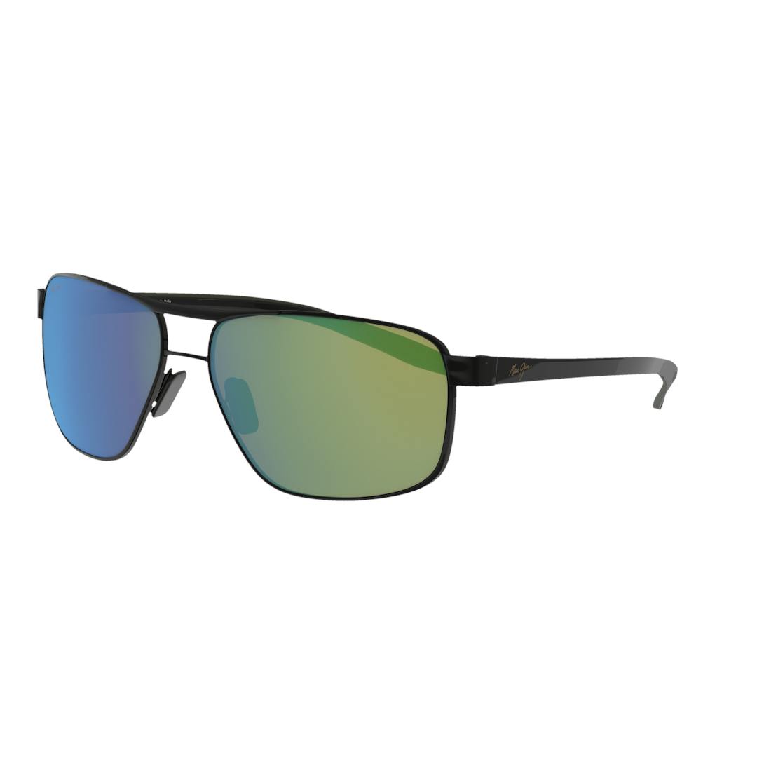 Maui Jim 835 The Bird Lunettes de Soleil Homme - Noir - Verres Polarisés