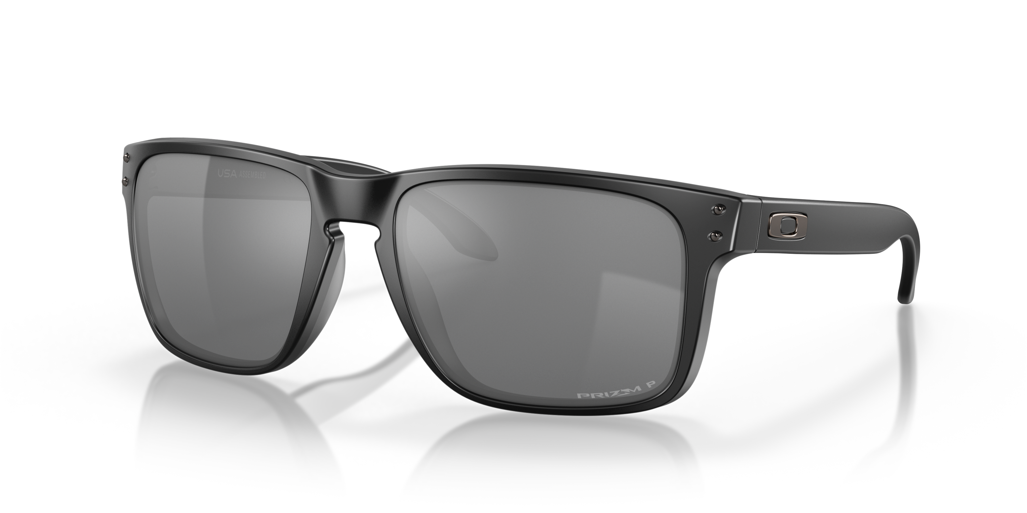 Angle_Left01 Oakley Holbrook XL OO 9417 (941705) Sunglasses Silver / Black