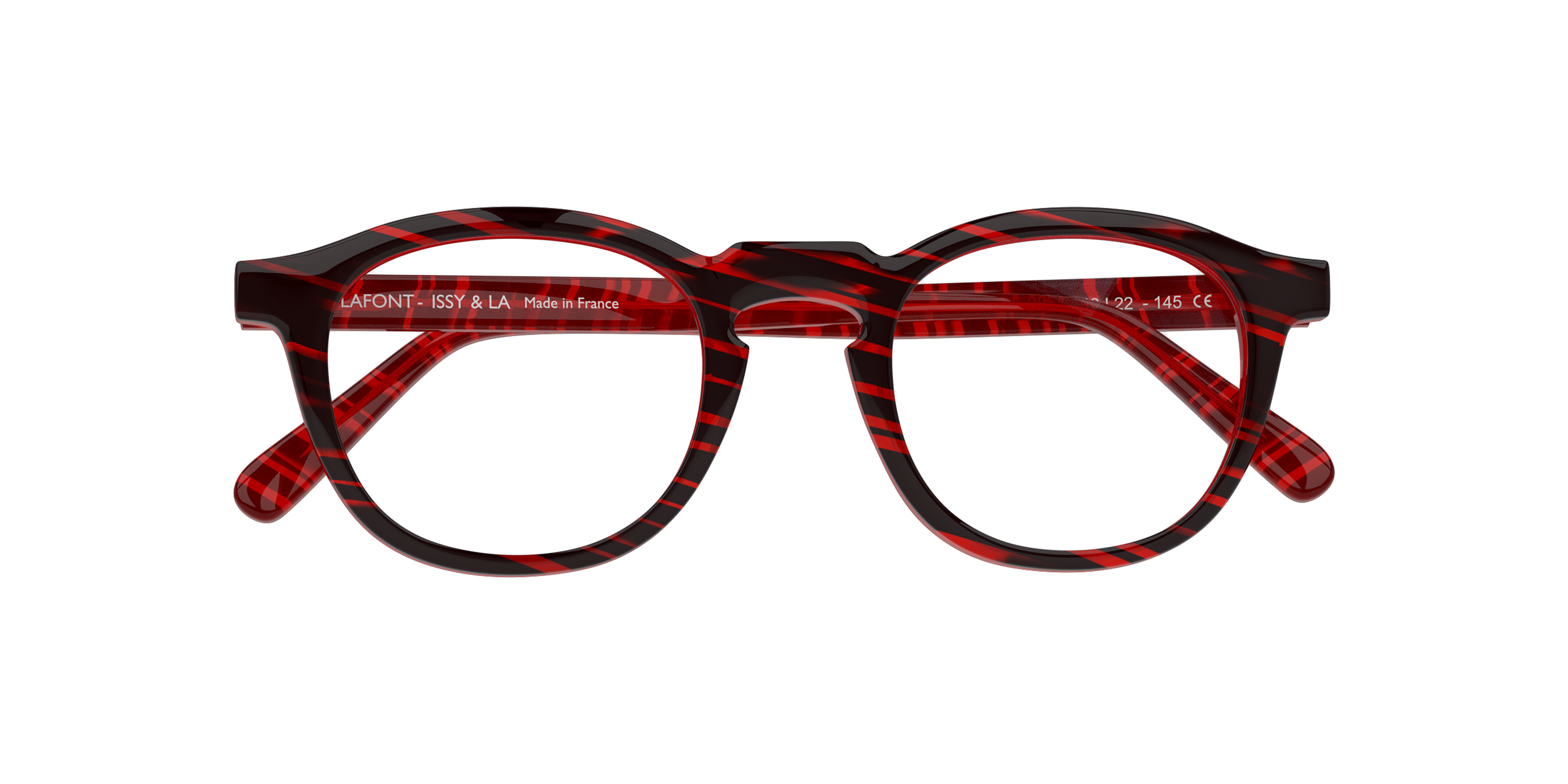 Folded LAFONT JAZZY 2054 Rouge, Gris