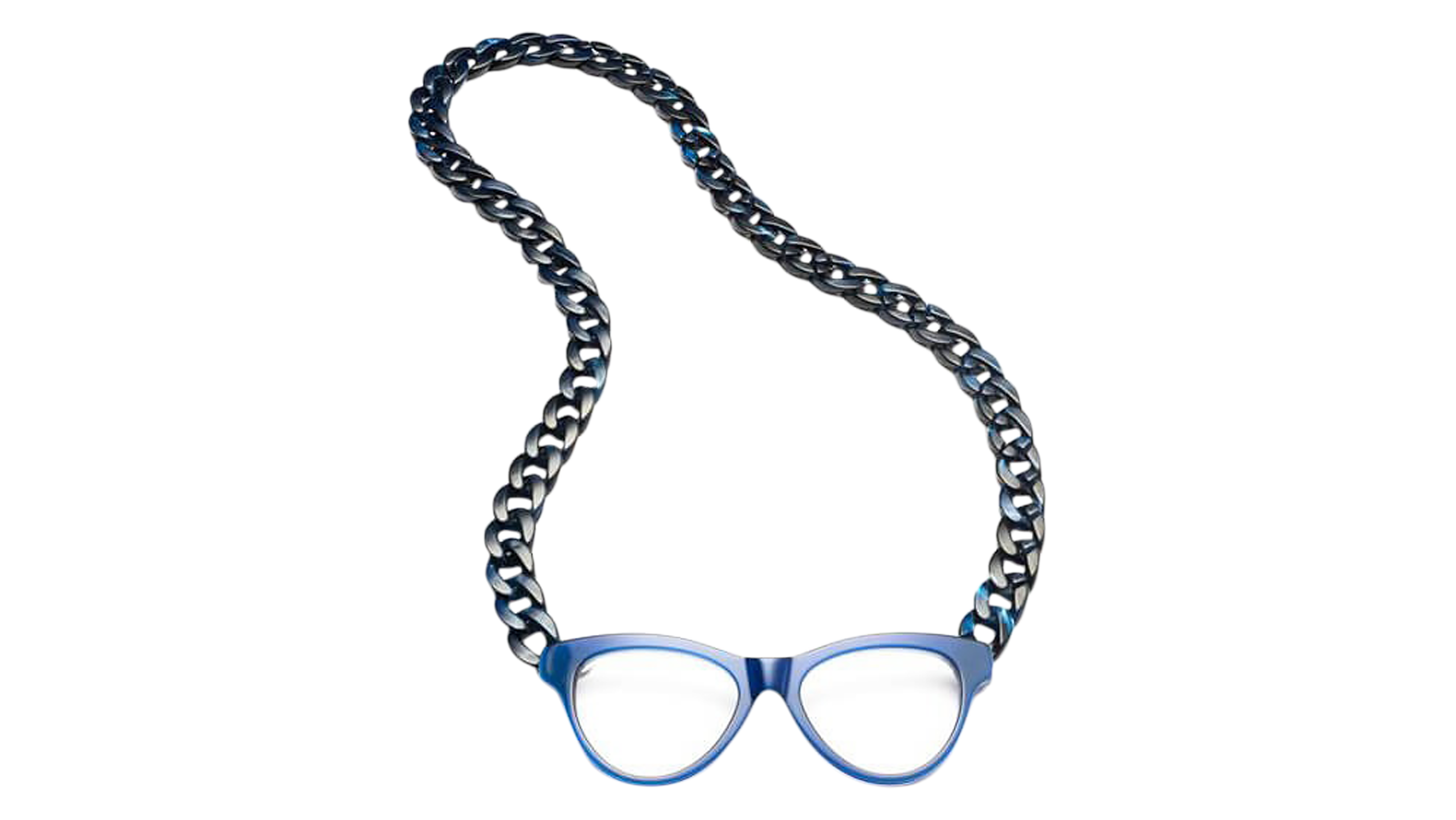 Front CotiVision Joen - Blue (+1.00) Necklace Reading Glasses Blue +1.00