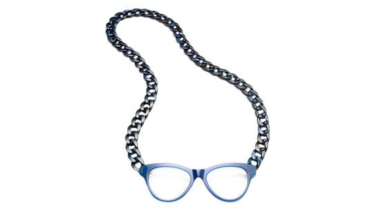 CotiVision Joen - Blue (+2.50) Necklace Reading Glasses Blue +2.50