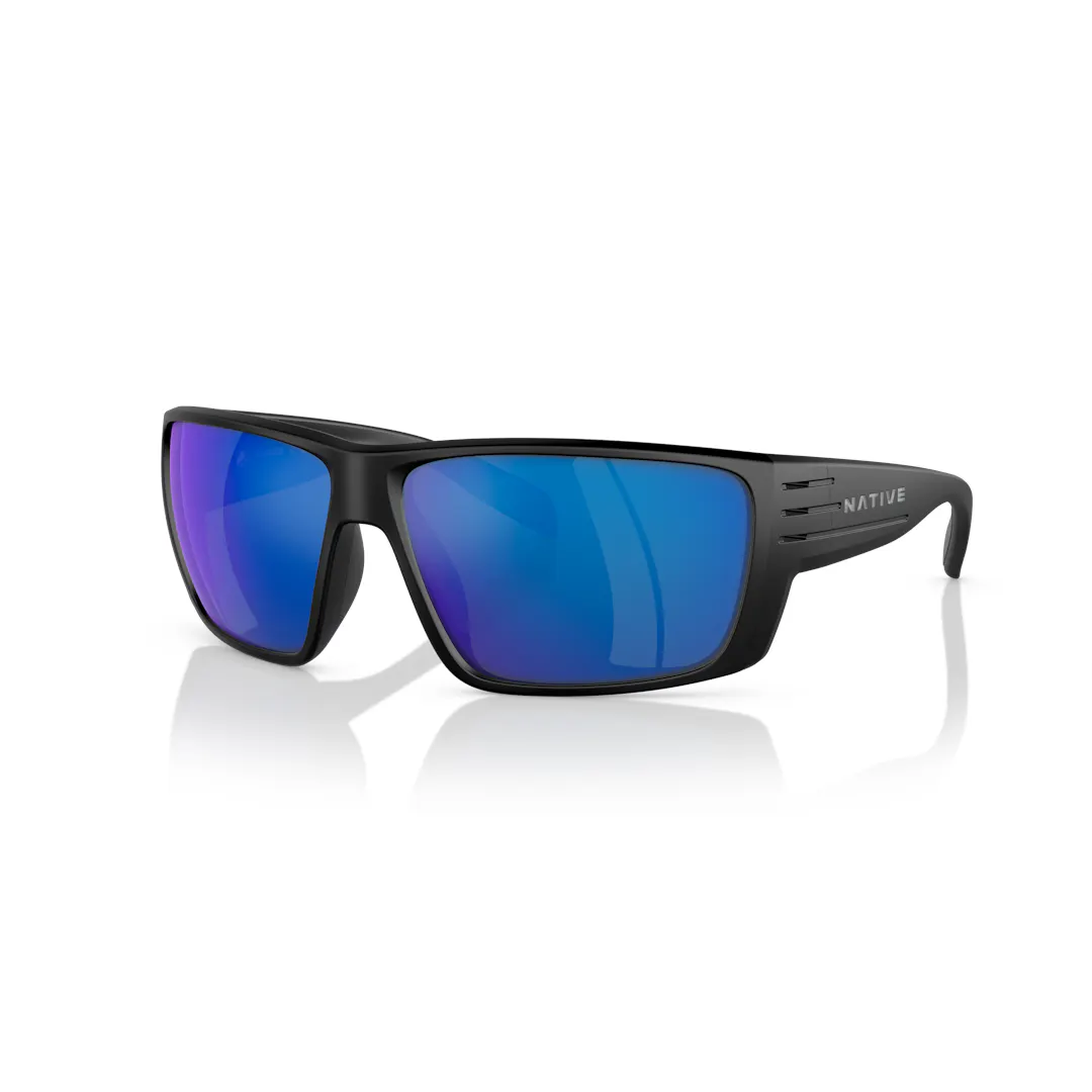 Native XD9014 Lunettes de Soleil Homme - Rectangle Noir - Verres Polarisés Native XD9014 Lunettes de Soleil Homme - Rectangle Noir - Verres Polarisés