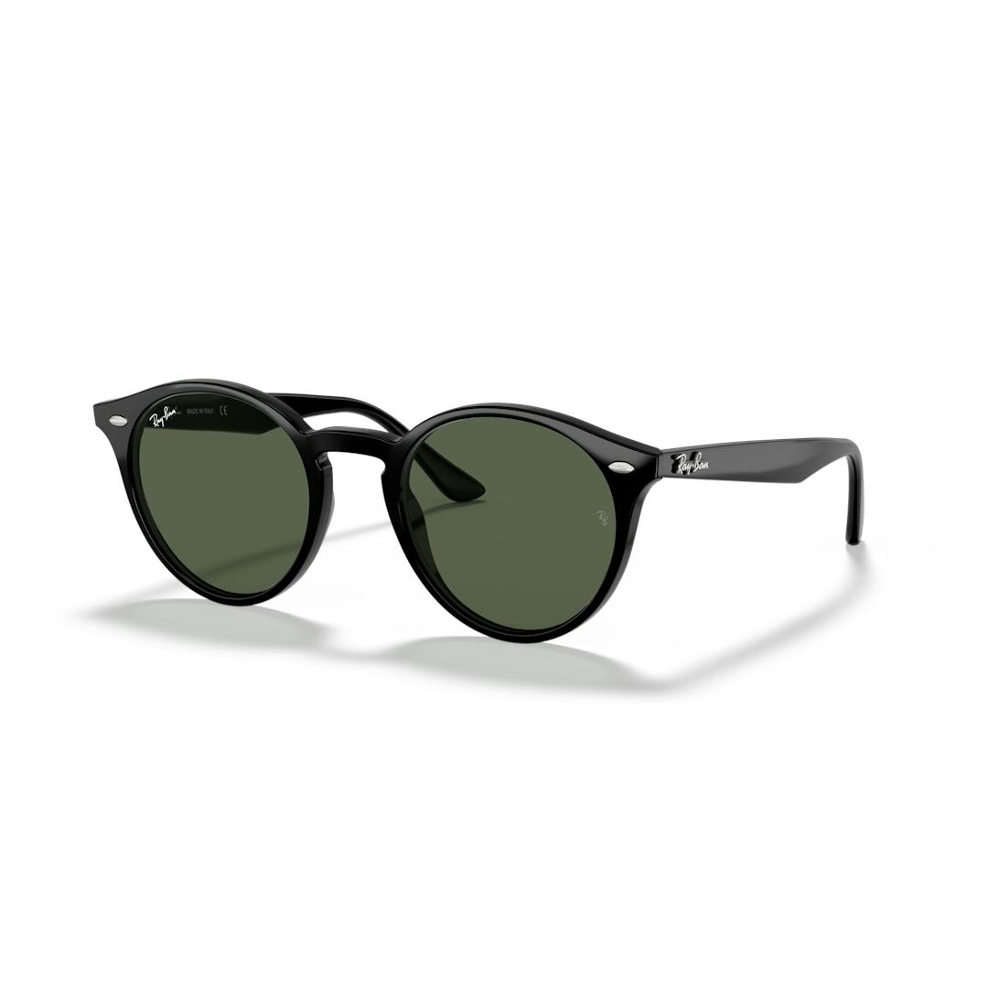 Ray-Ban RB2180 Lunettes de Soleil Homme - Panthos Noir - Possibilité de verres correcteurs - Adaptab