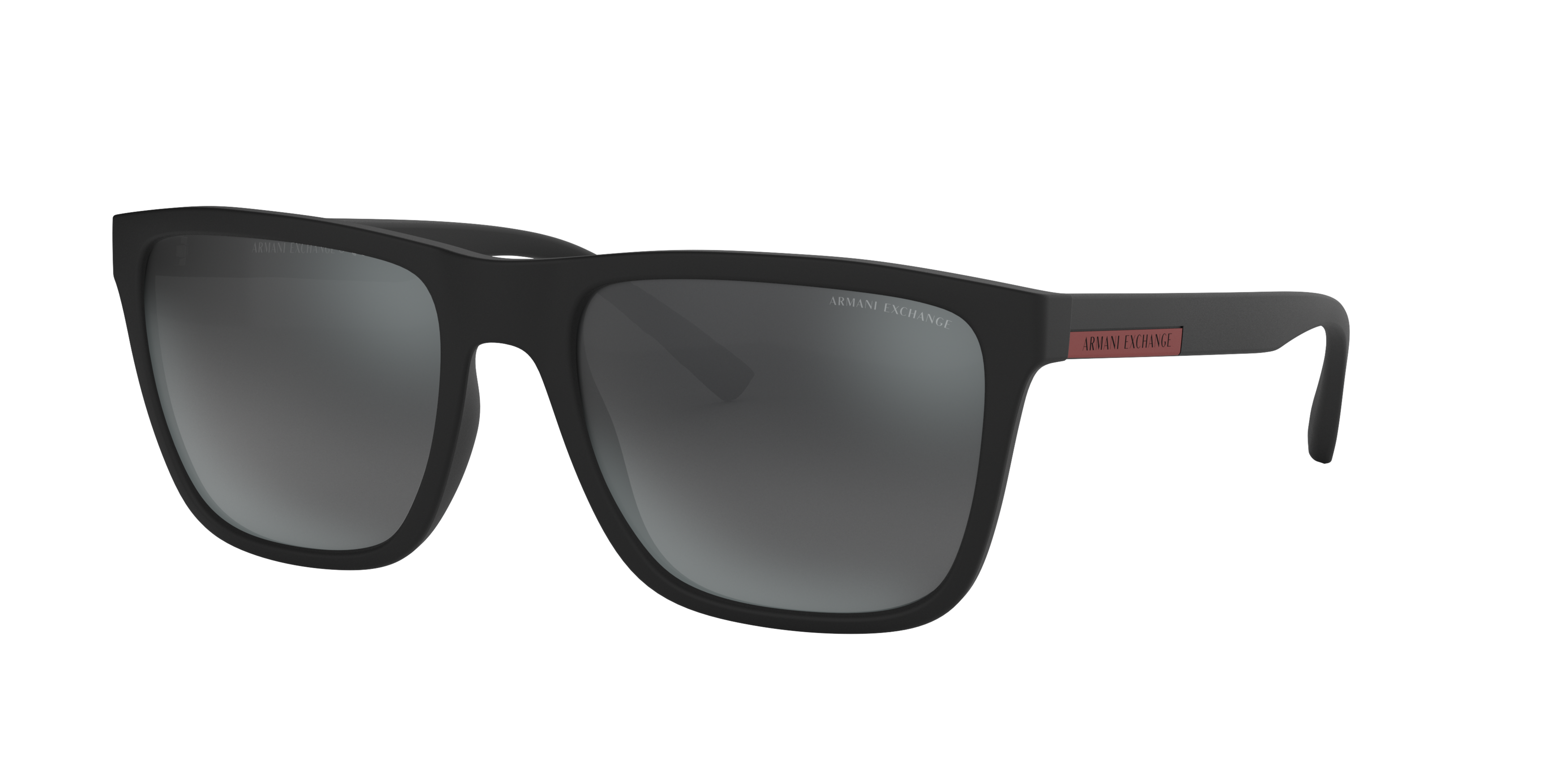 Angle_Left01 Armani Exchange AX 4080S Sunglasses Grey / Black