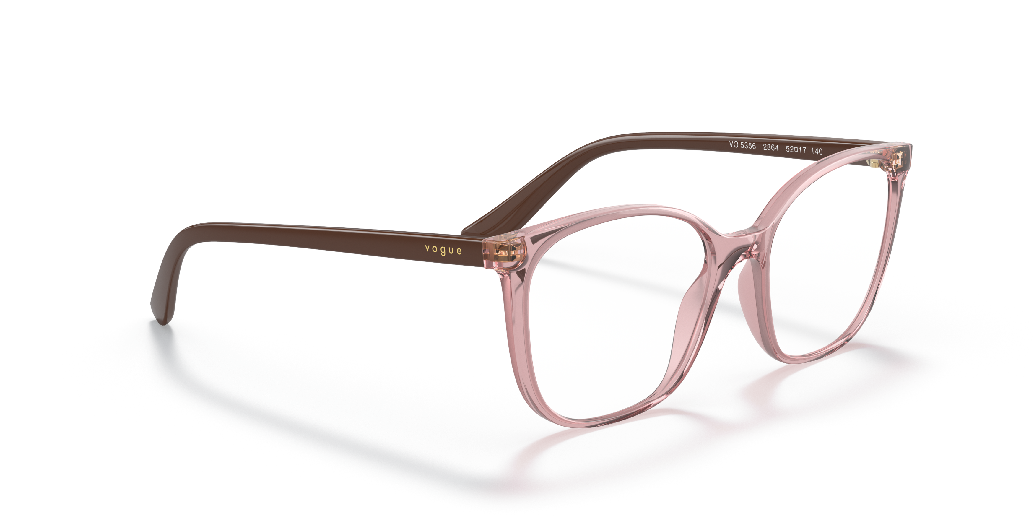 Angle_Right01 Vogue VO 5356 (2864) Glasses Transparent / Pink