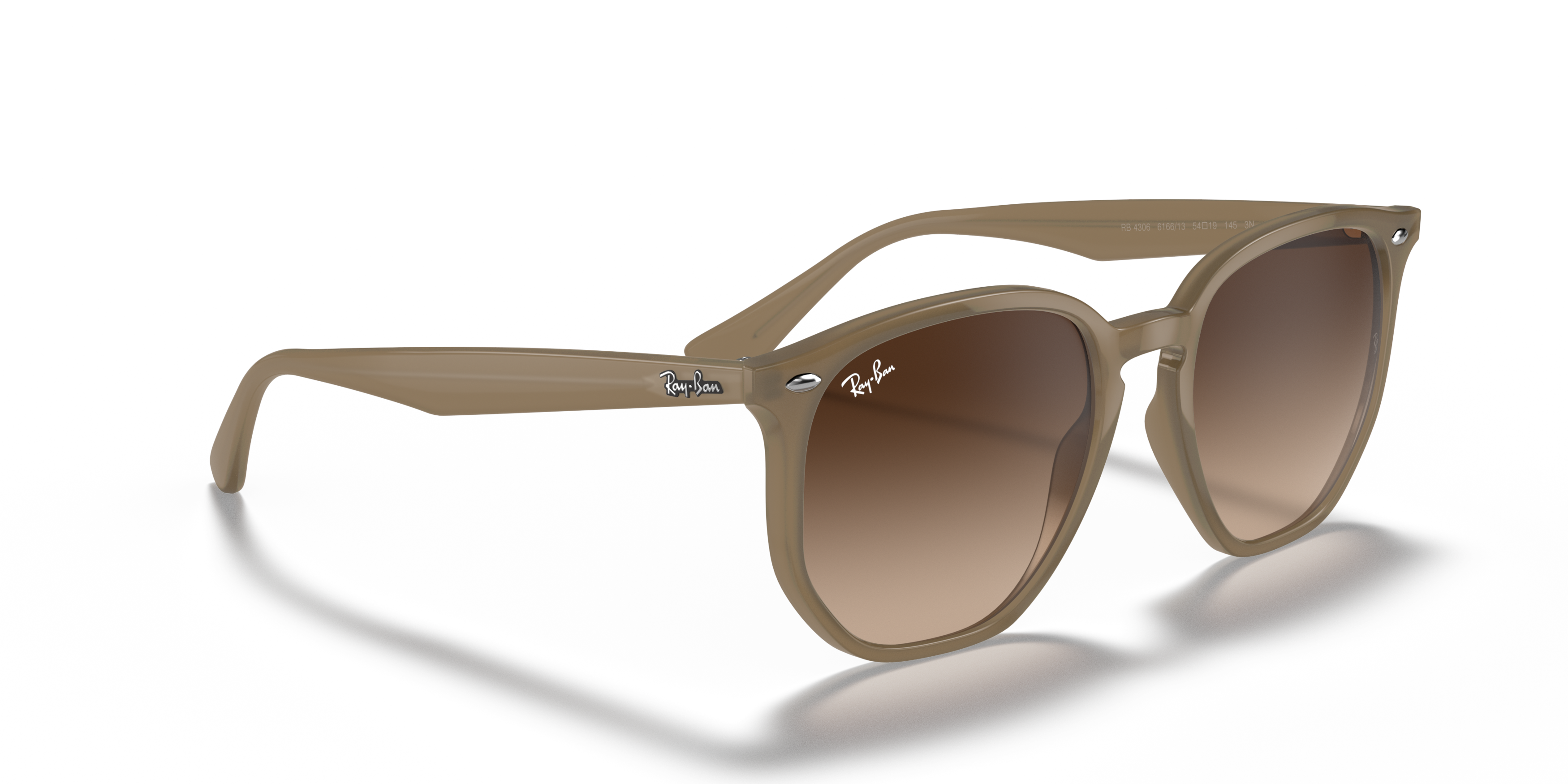 Angle_Right01 Ray-Ban RB 4306 Sunglasses Brown / Transparent, Tortoise Shell