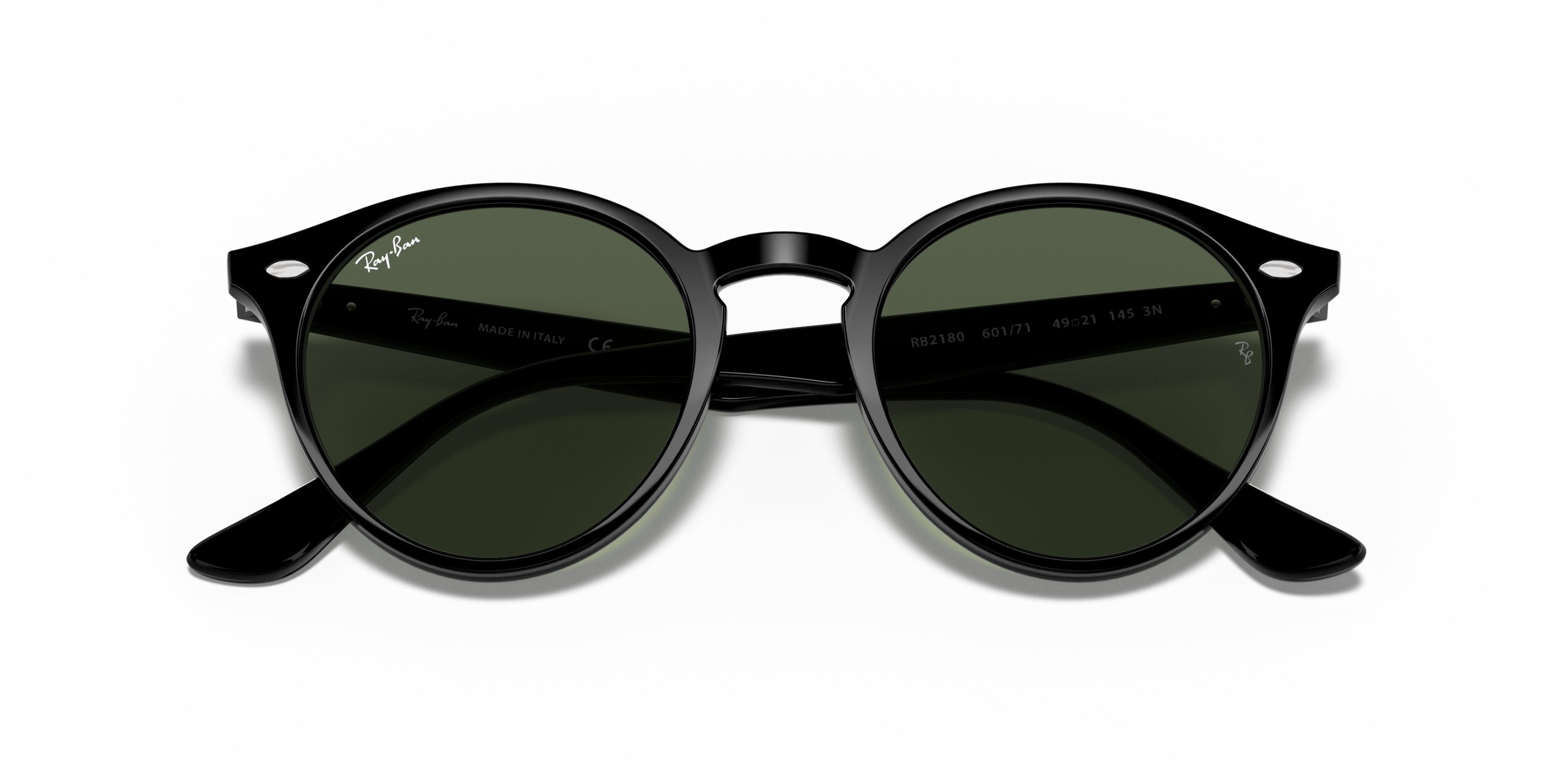 Folded Ray-Ban RB 2180 Sunglasses Green / Black
