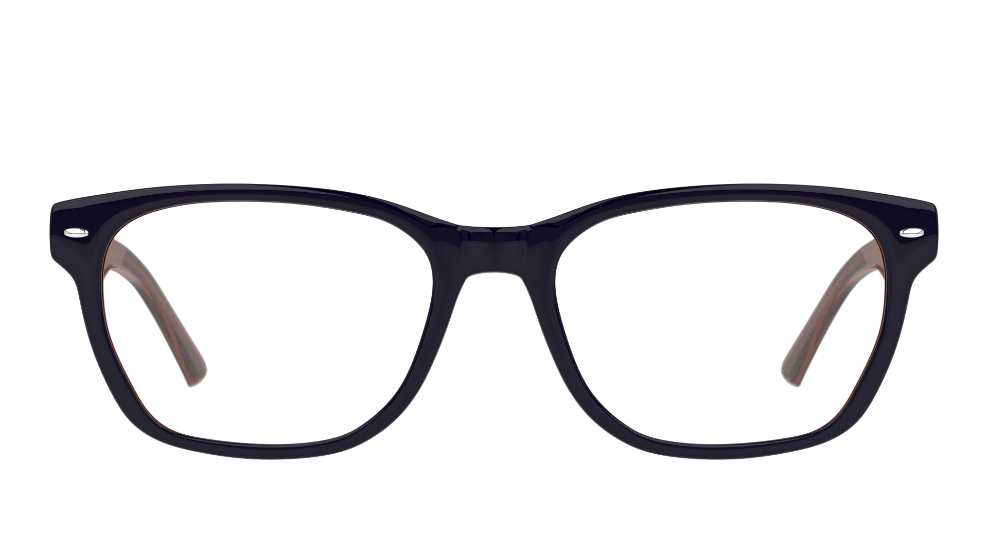 Front Unofficial UNOM0021 (HE00) Glasses Transparent / Havana