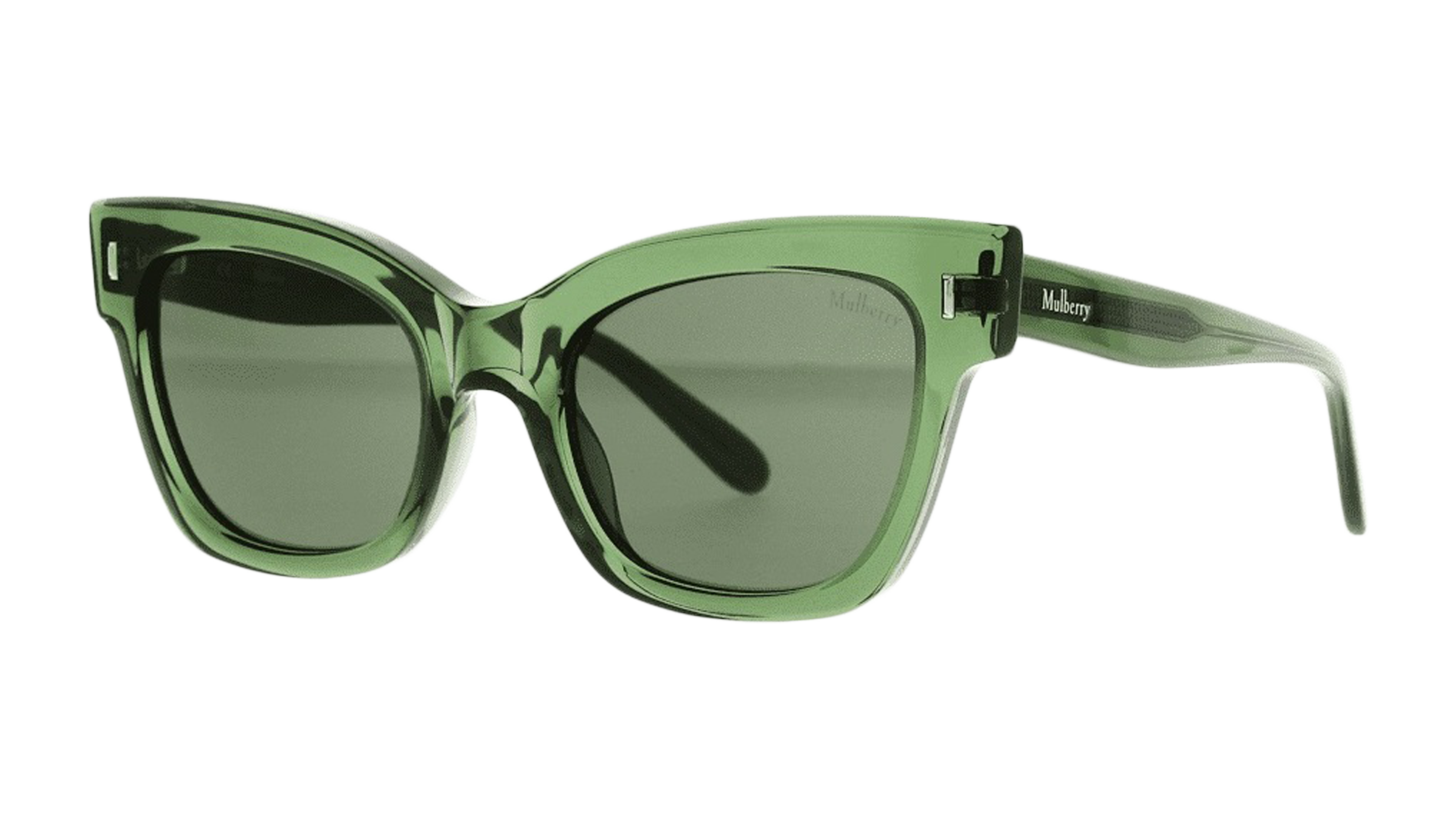 Angle_Left01 Mulberry SML 003 (0G33) Sunglasses Green / Green
