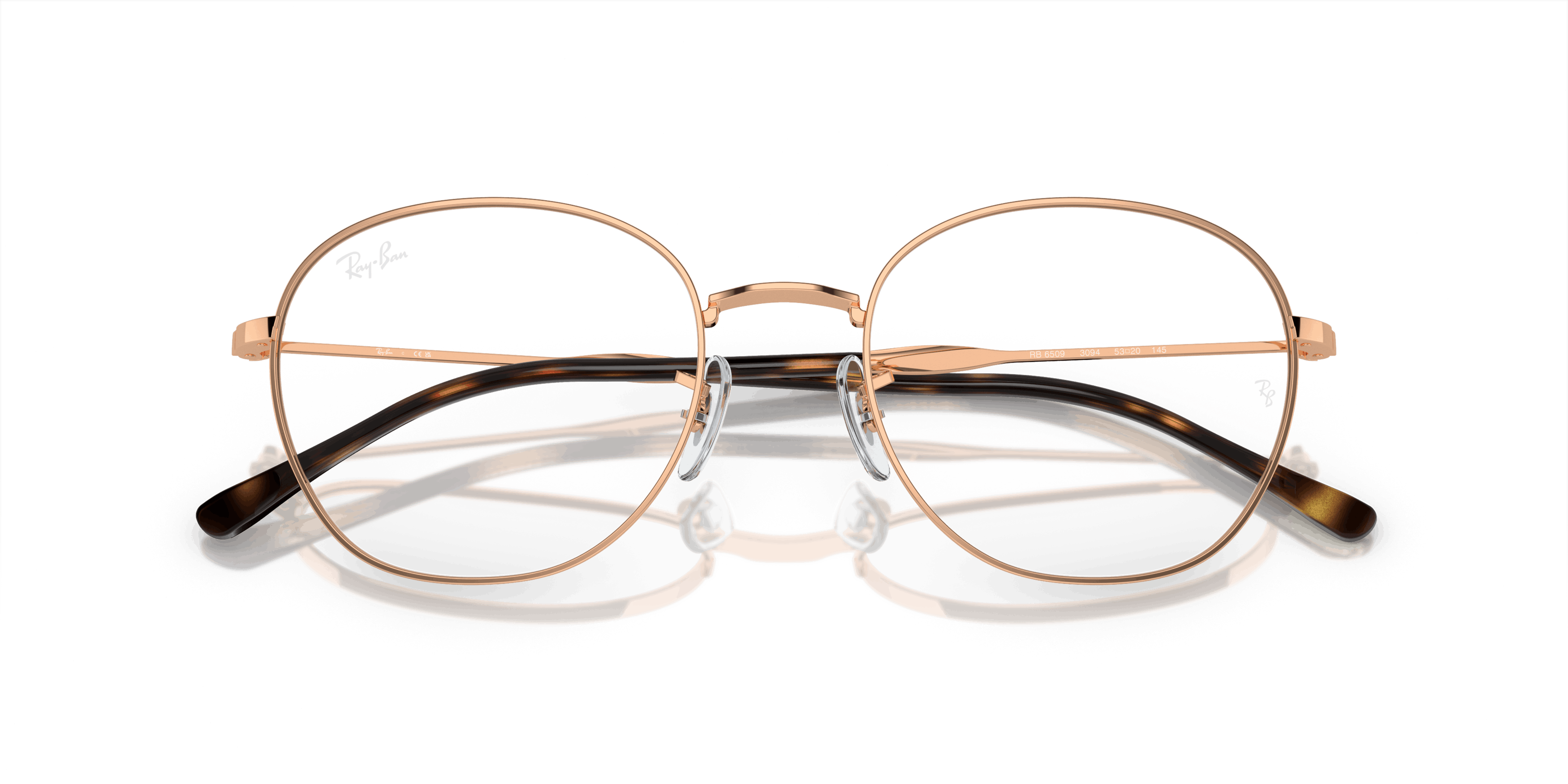 Folded, Ray-Ban 0RX6509 3094 Briller