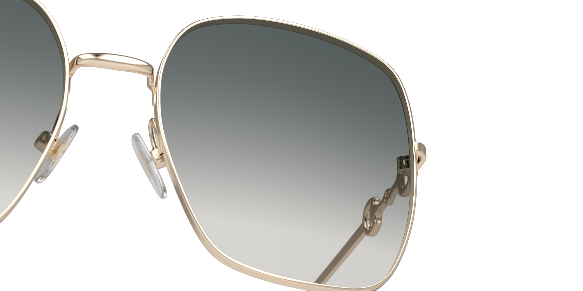 Detail01 Gucci GG 0879S (004) Sunglasses Brown / Gold