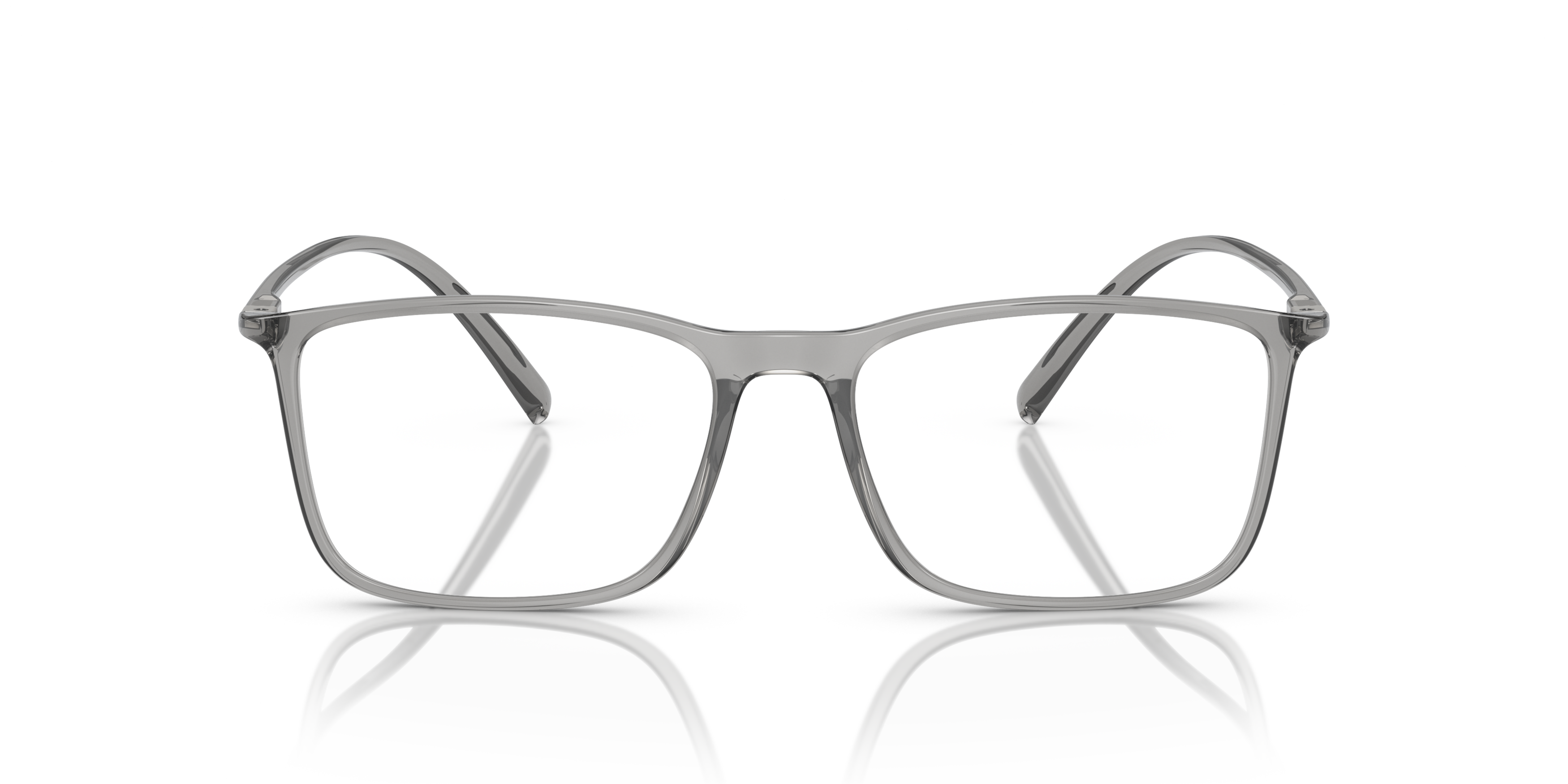 Front Giorgio Armani AR 7244U Glasses Transparent / Transparent, Grey