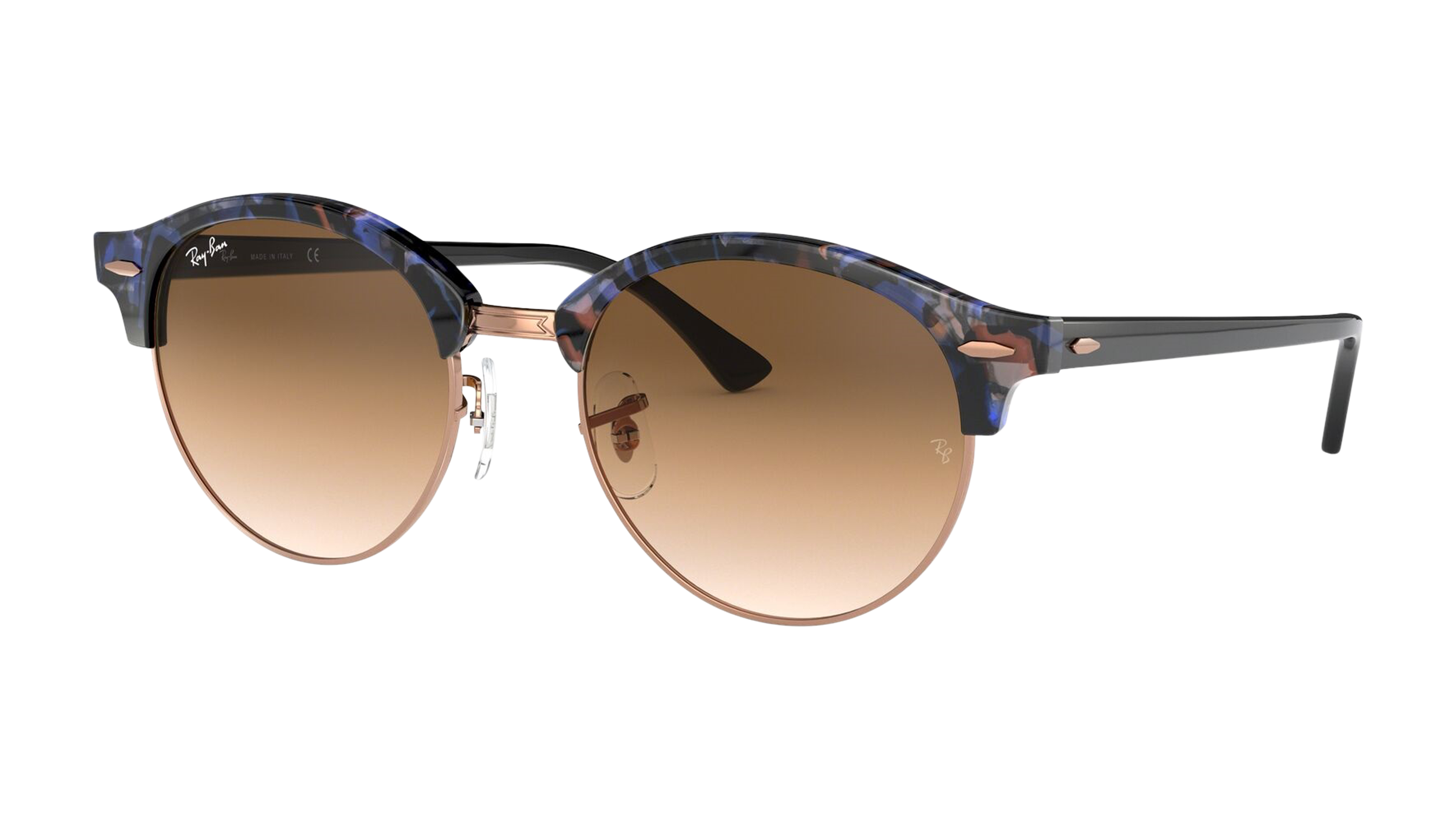 [products.image.angle_left01] Ray-Ban Clubround Fleck RB4246 125651