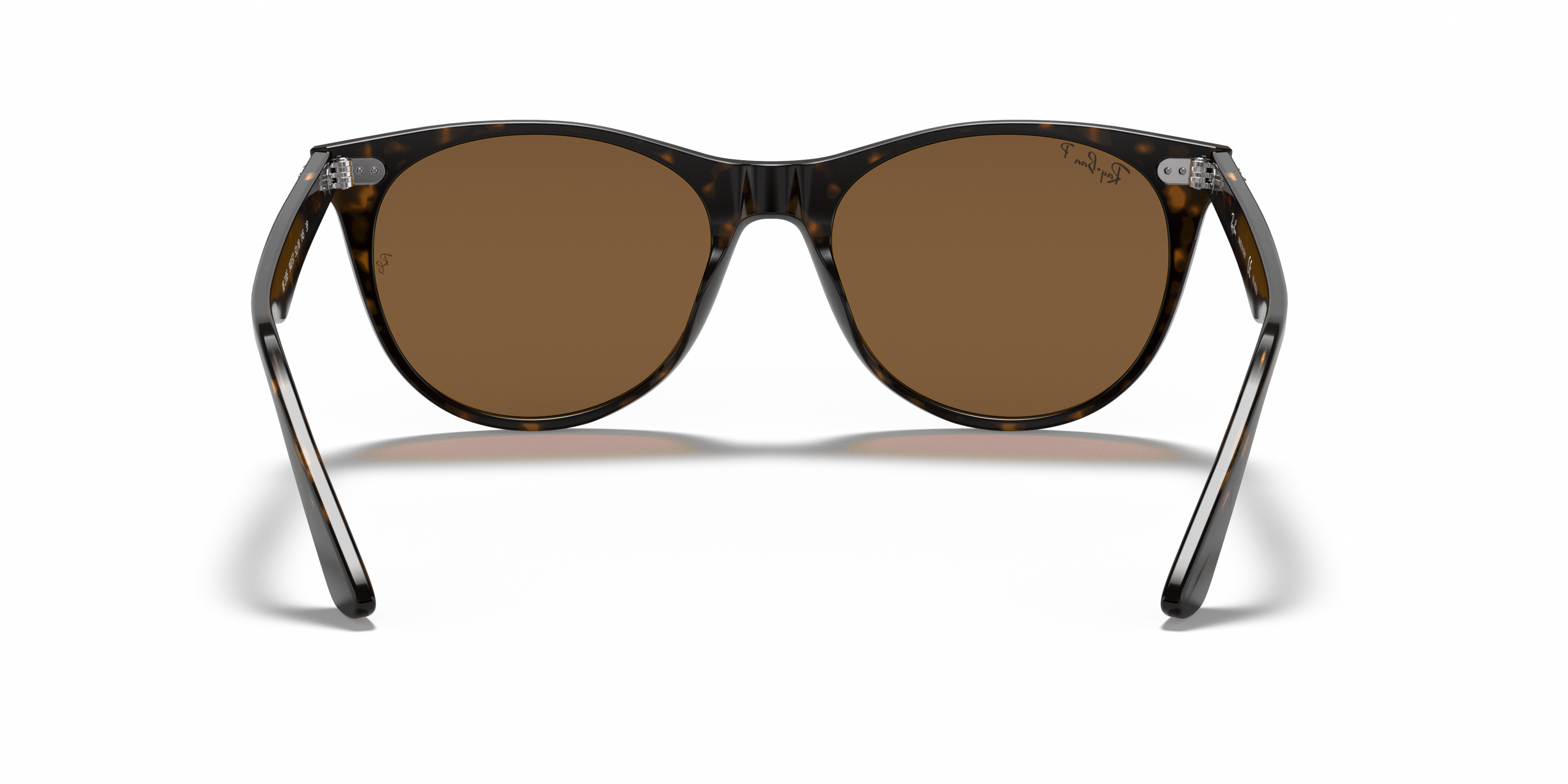 Detail02 Ray-Ban Wayfarer II RB 4187 (902/57) Sunglasses Brown / Havana