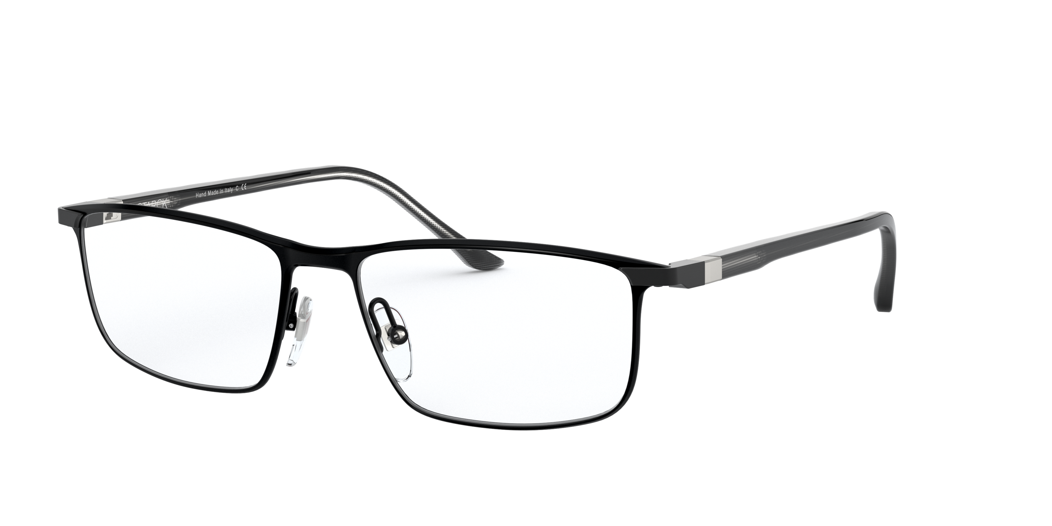 Angle_Left01 Starck SH 2047 (Large) (0001) Glasses Transparent / Black