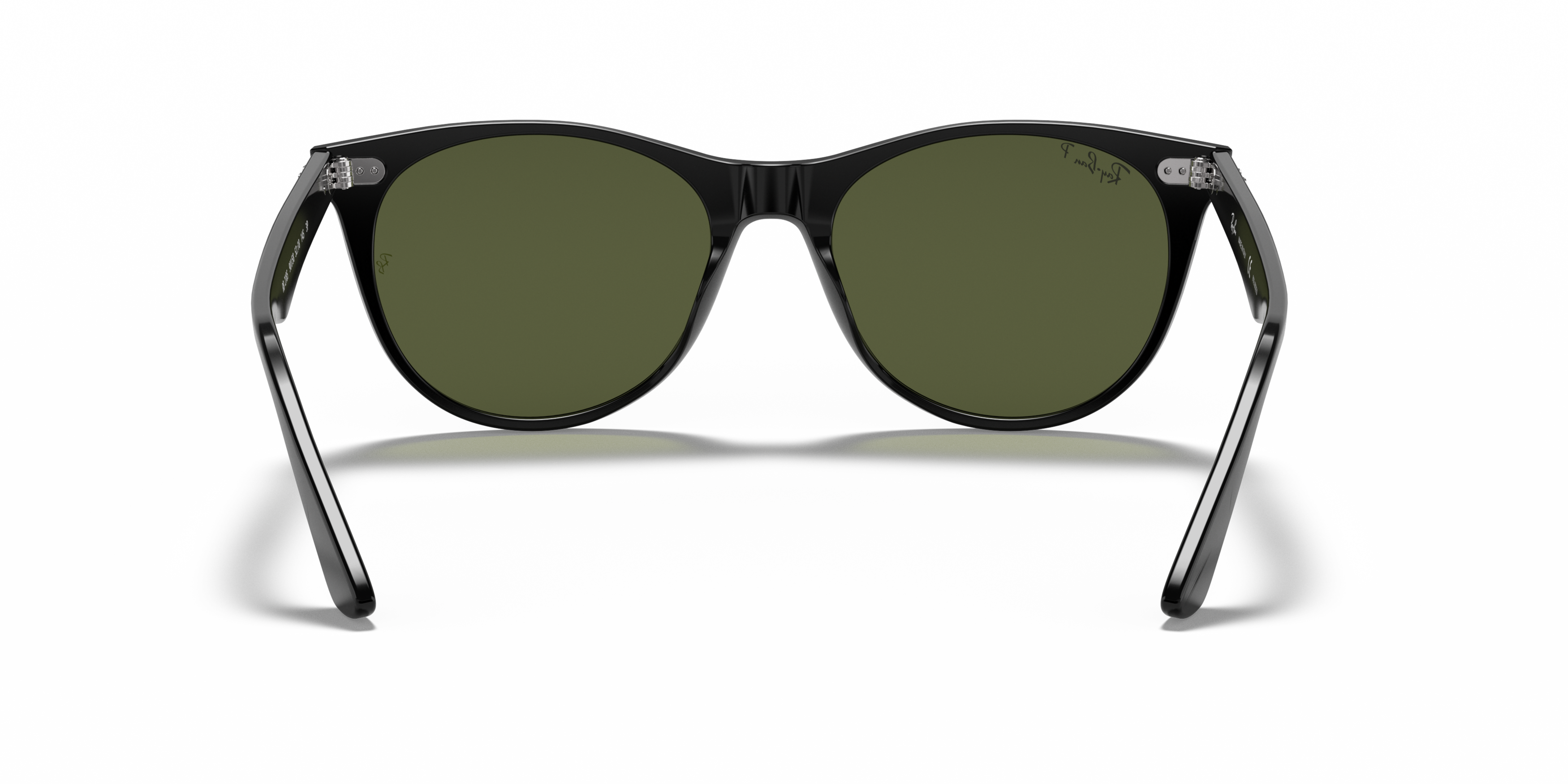 Detail02 Ray-Ban Wayfarer II RB 2185 (901/58) Sunglasses Green / Black