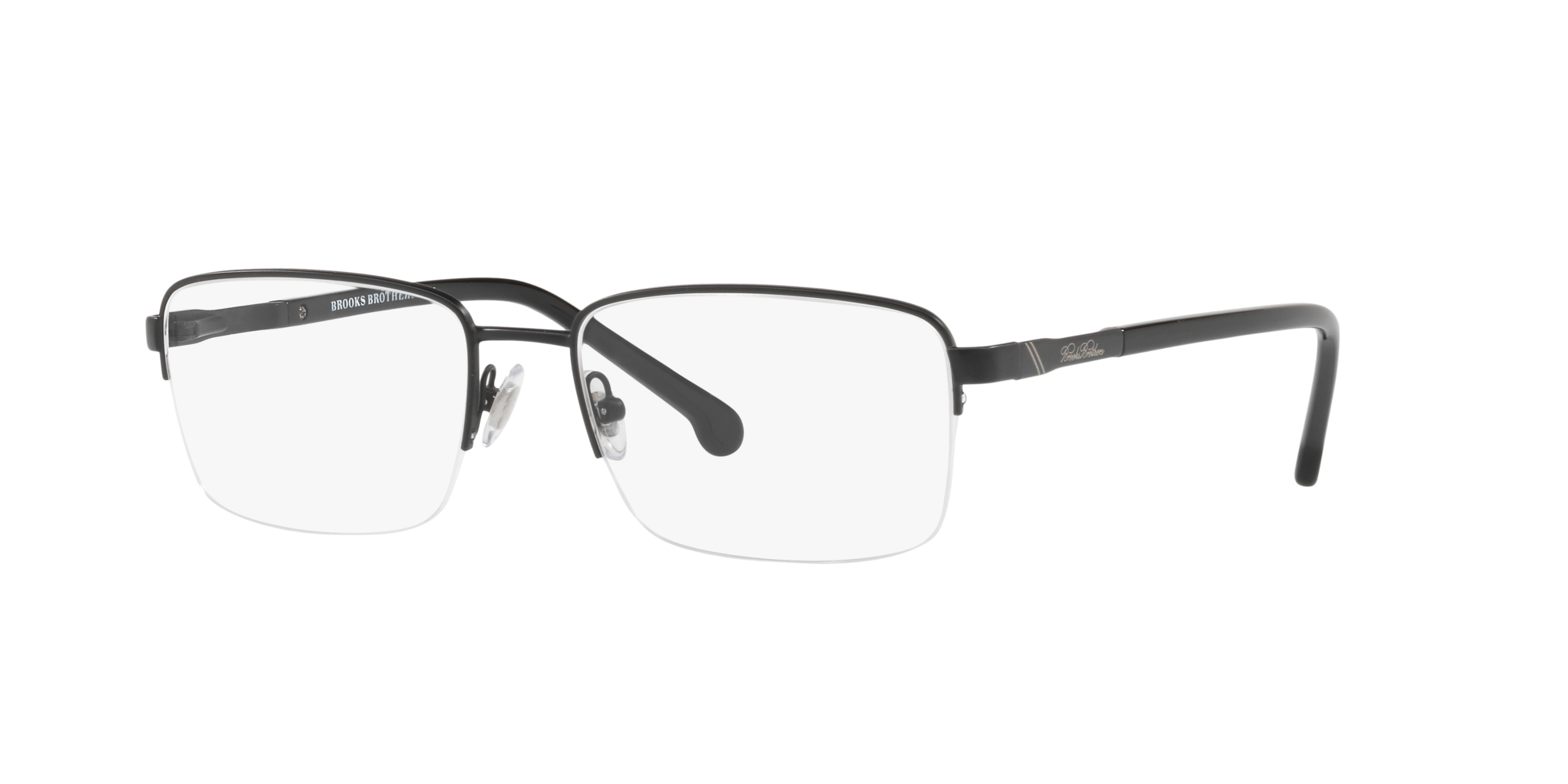 Angle_Left01 Brooks Brothers BB 144 Glasses Transparent / Grey