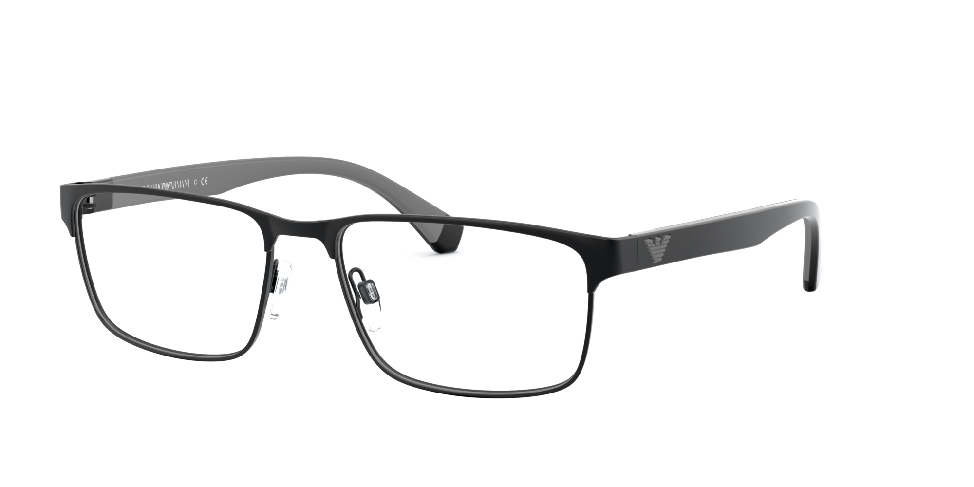 Angle_Left01 Emporio Armani EA 1105 (Large) Glasses Transparent / Black