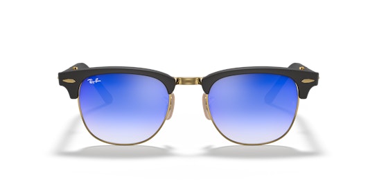 Ray-Ban Clubmaster Folding RB 2176 (901S7Q) Sunglasses Blue / Black
