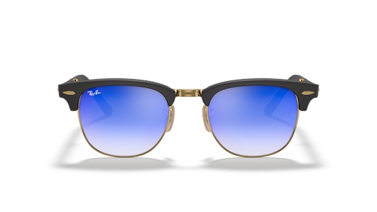Ray-Ban Clubmaster Folding RB 2176 Sunglasses Blue / Black
