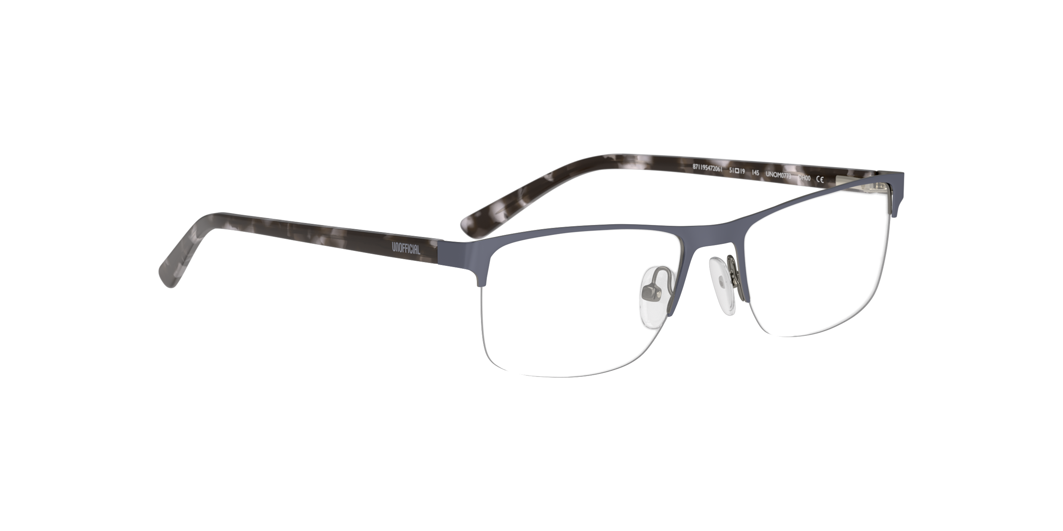 Angle_Right01 Unofficial UNOM0183 (Large) (GH00) Glasses Transparent / Grey