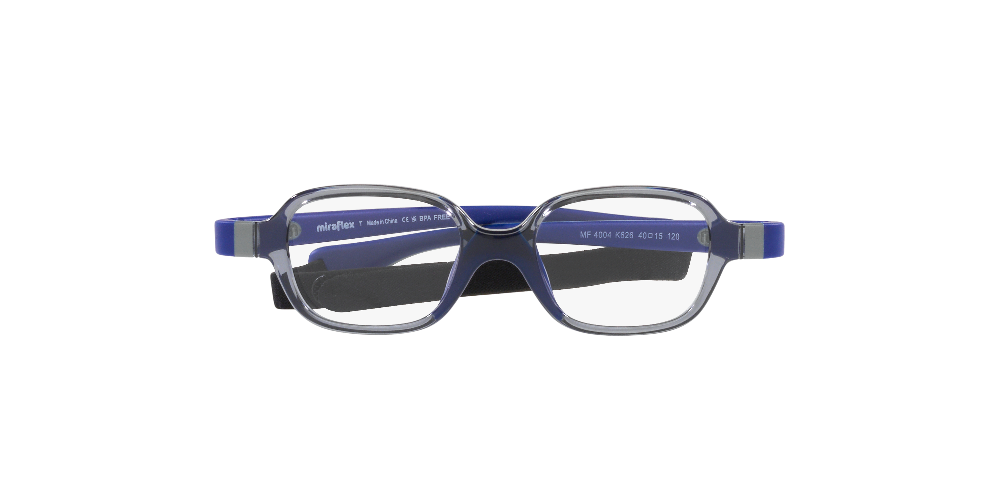 Front Miraflex MF 4004 Children's Glasses Transparent / Transparent, Grey