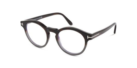 Tom Ford FT 5887-B (056) Glasses Transparent / Havana, Grey