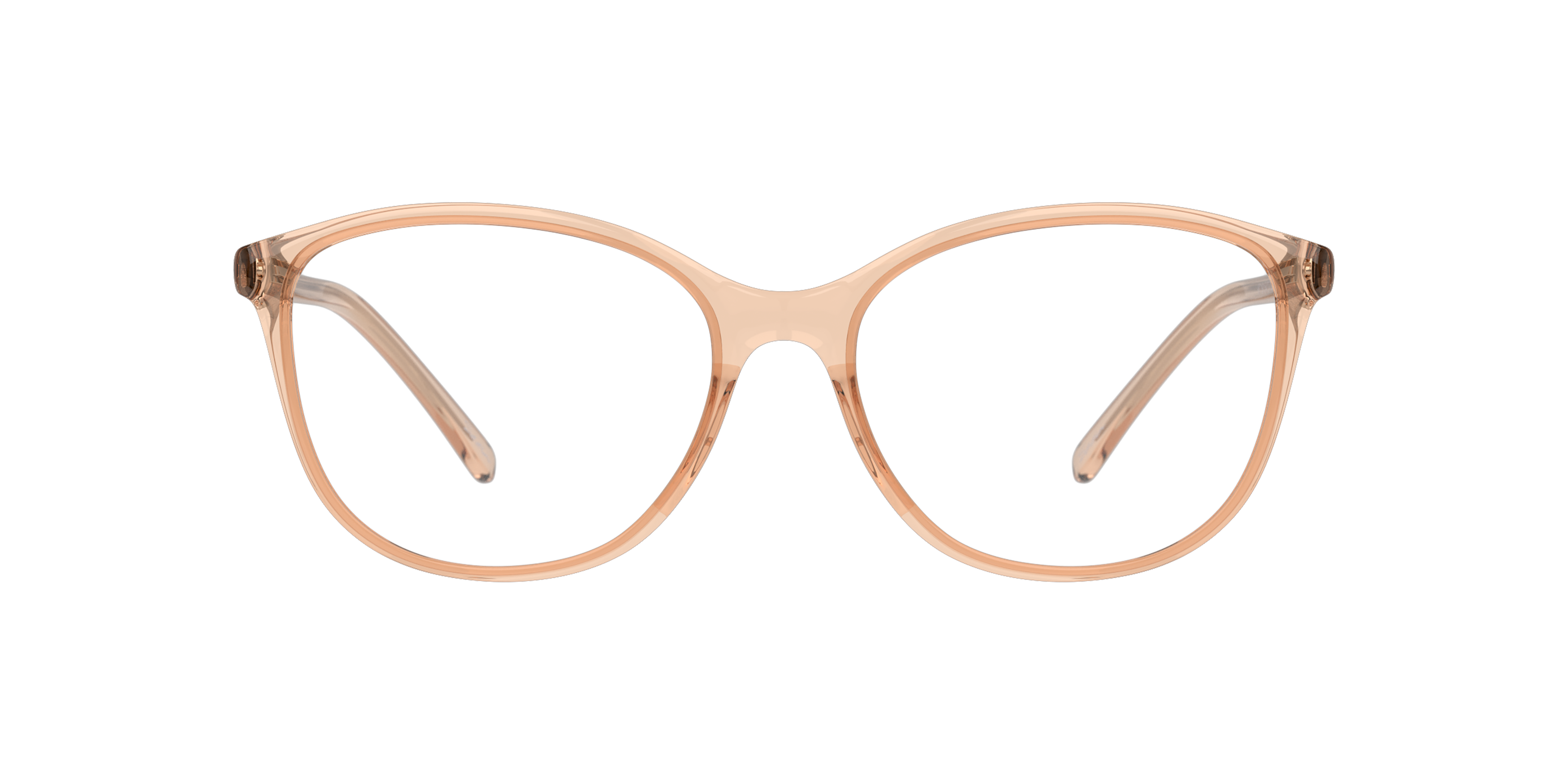 Front Seen SN FF06 (PP00) Glasses Transparent / Pink