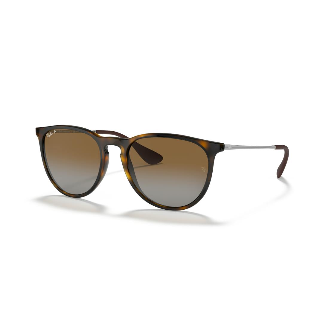 Ray-Ban Erika RB4171 Lunettes de Soleil Homme - Marron - Verres Polarisés - Possibilité de verres co