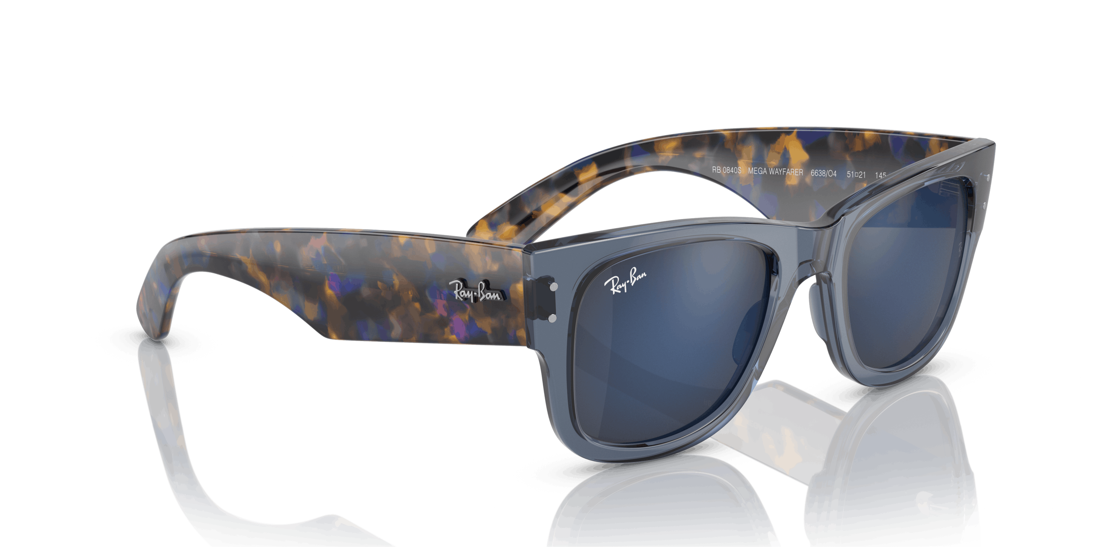 Angle_Right02, Ray-Ban MEGA WAYFARER RB0840S 6638O4