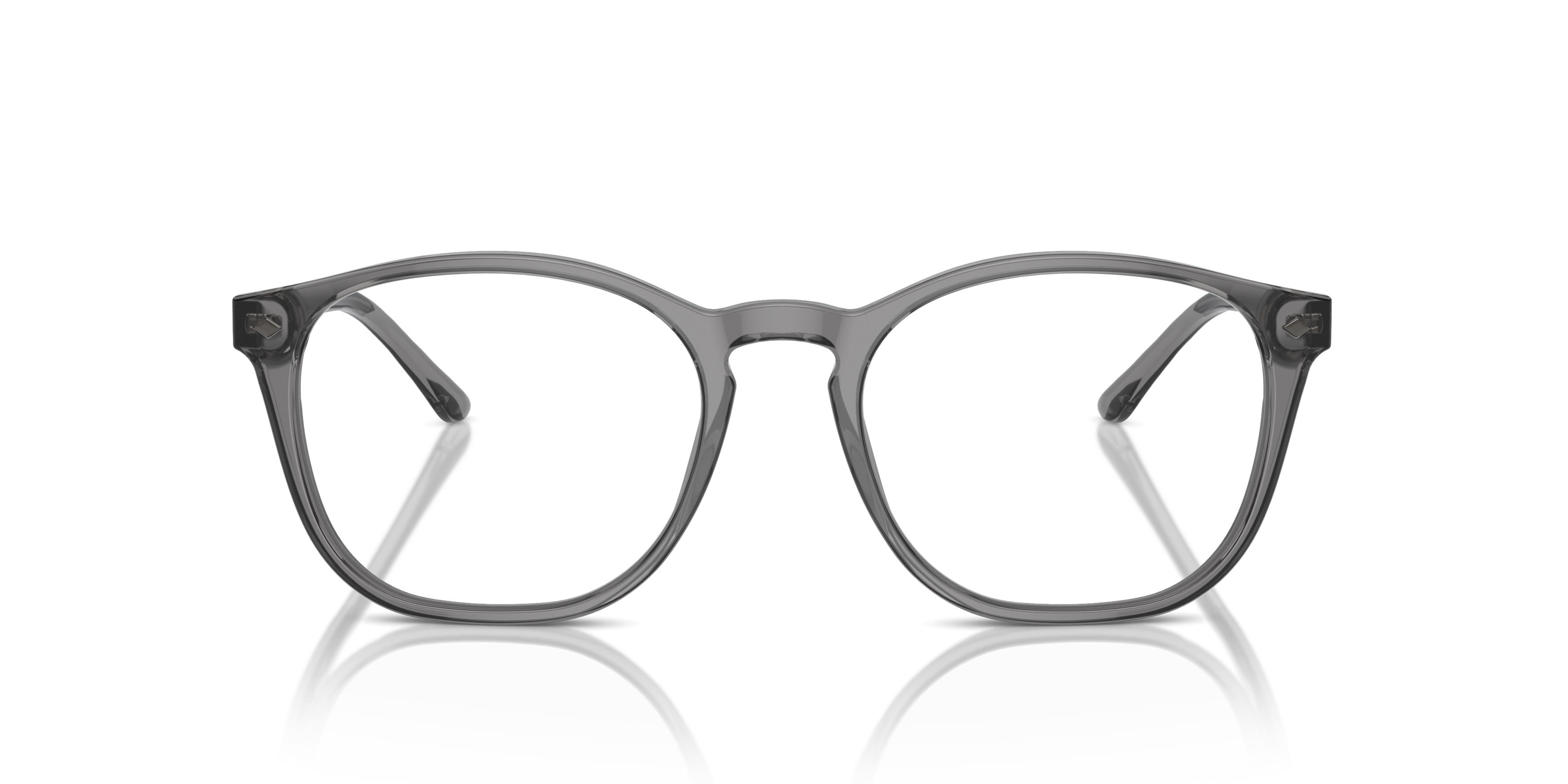 Front Giorgio Armani AR 7074 Glasses Transparent / Grey