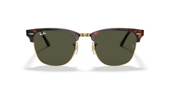 Ray-Ban Clubmaster Classic RB3016 W0366 Groen / Bruin, Goud