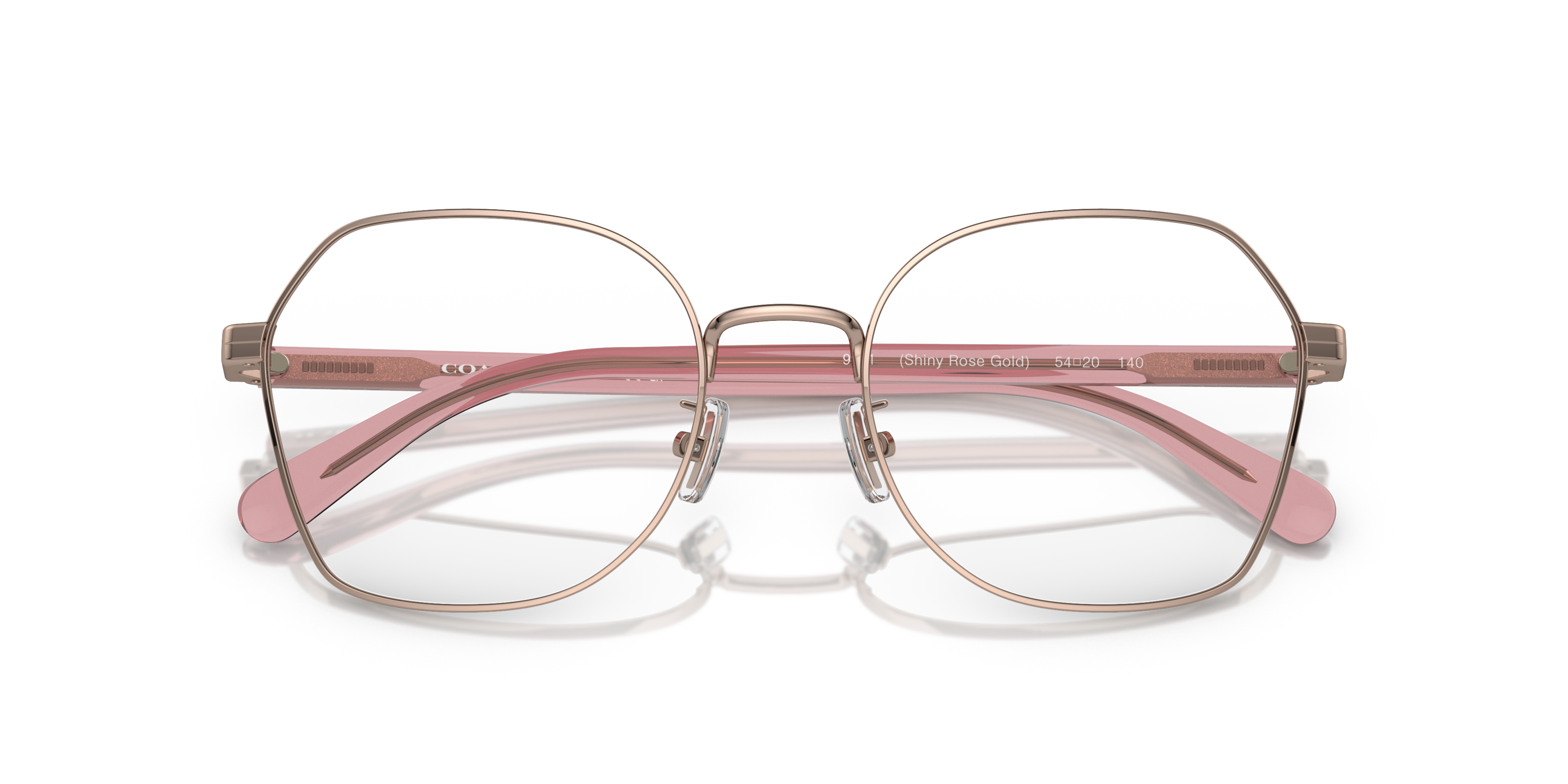 Folded Coach HC 5155 (9331) Glasses Transparent / Pink