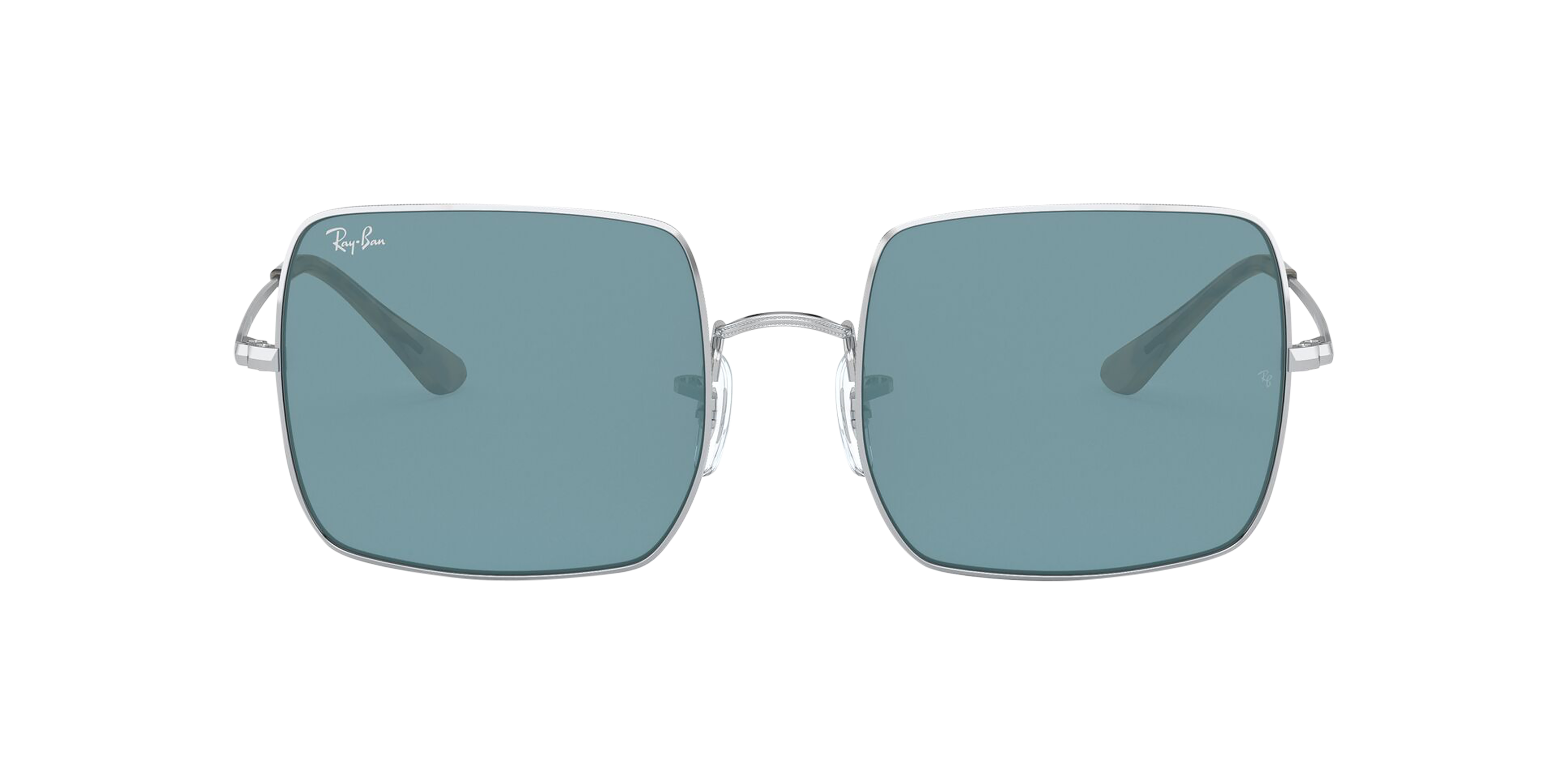 Front Ray-Ban Square 1971 Classic RB1971 91493F Blauw / Zilver
