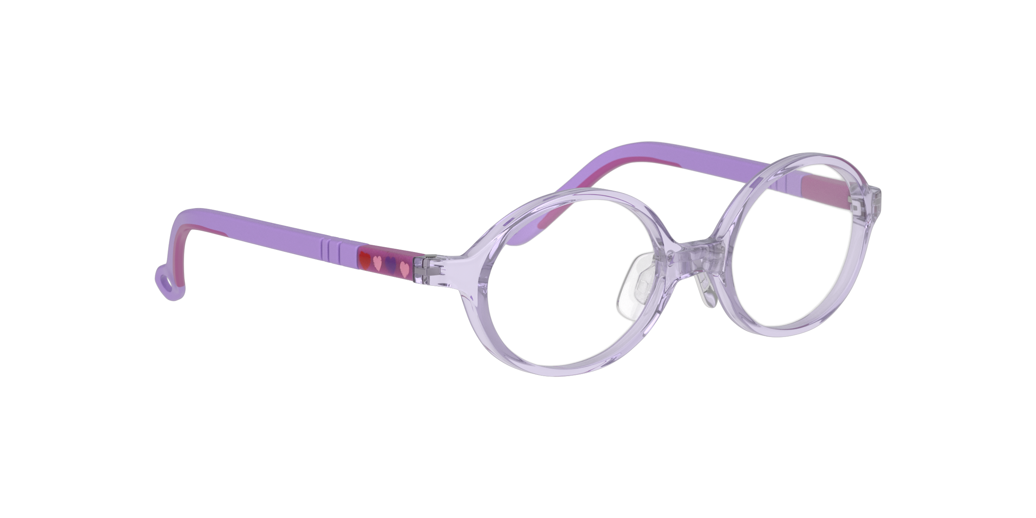 Angle_Right01 Vision Express POO02 (C08) Glasses Transparent / Violet