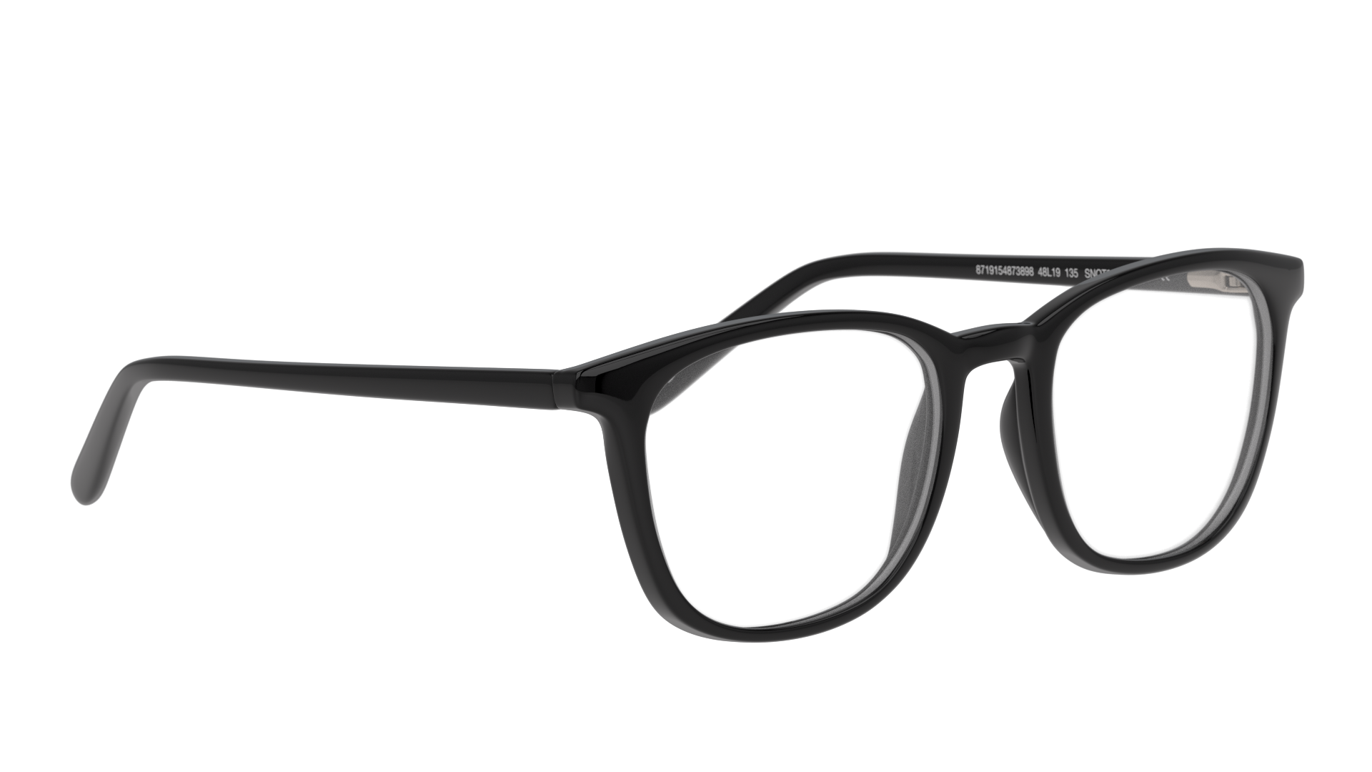 Angle_Right01 Seen SN OT0003 (BB00) Children's Glasses Transparent / Black