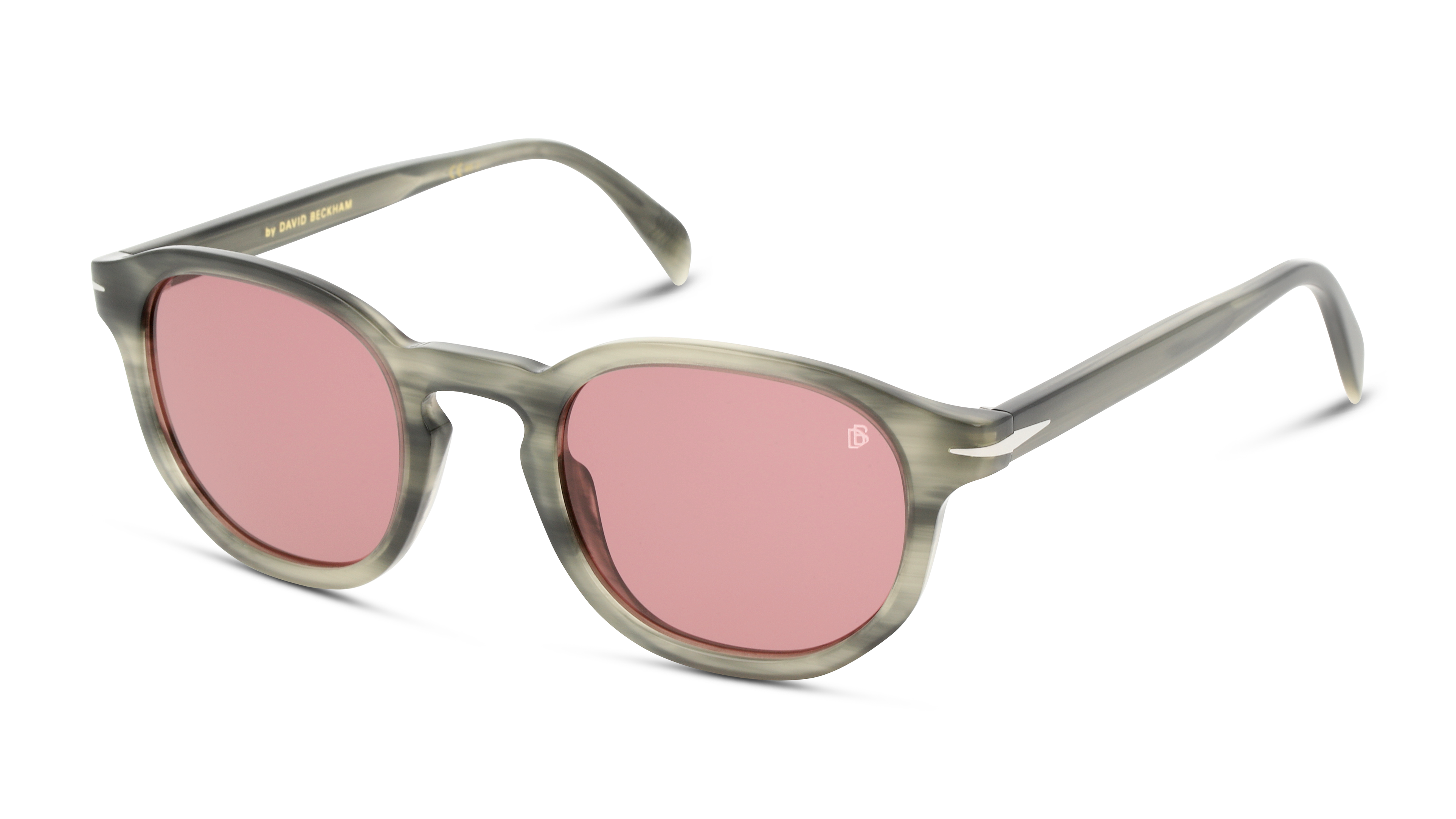Angle_Left01 David Beckham Eyewear DB 1007/S Sunglasses Burgundy / Grey