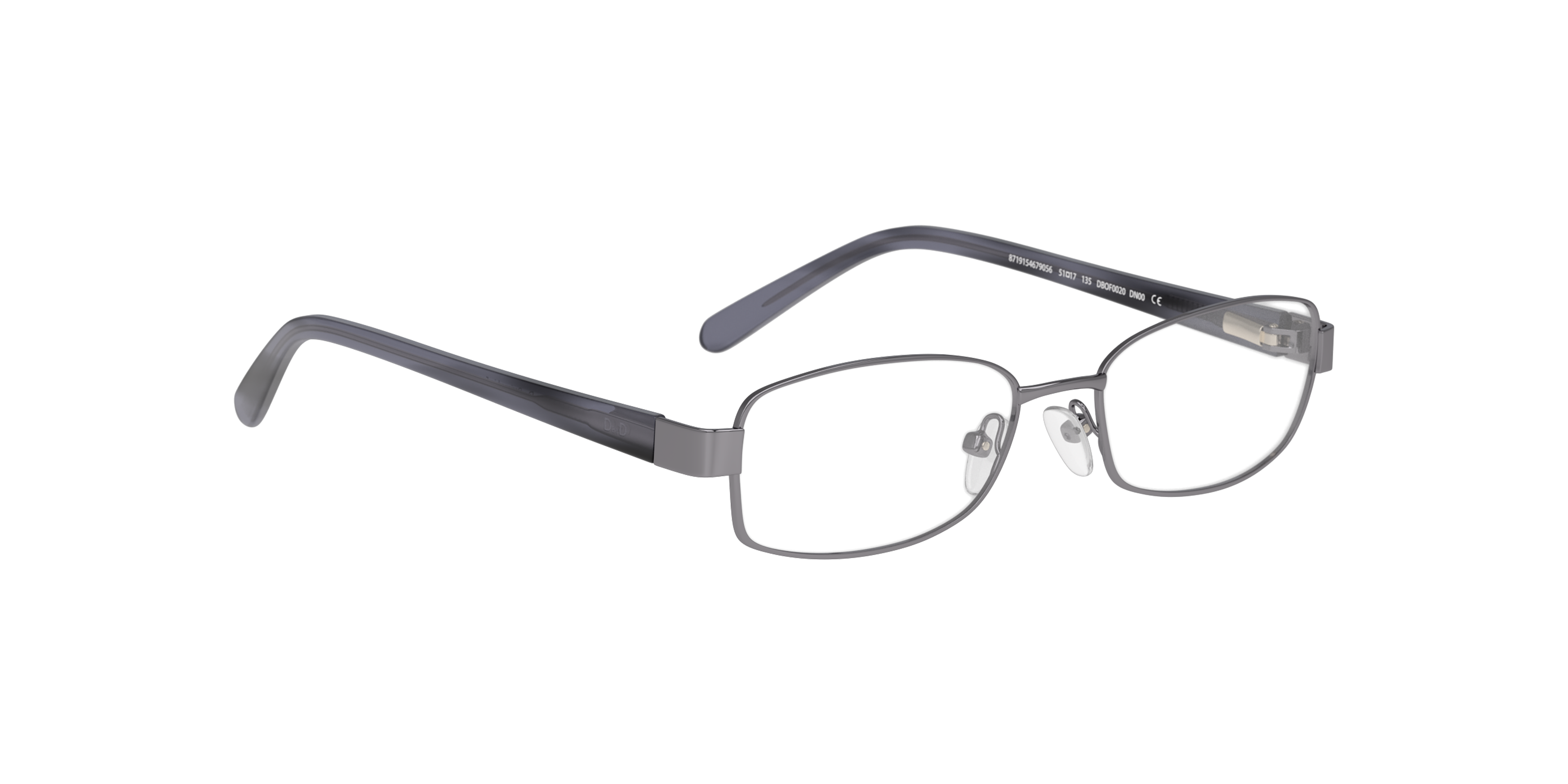 Angle_Right01 DbyD Essentials DB OF0020 Glasses Transparent / Grey