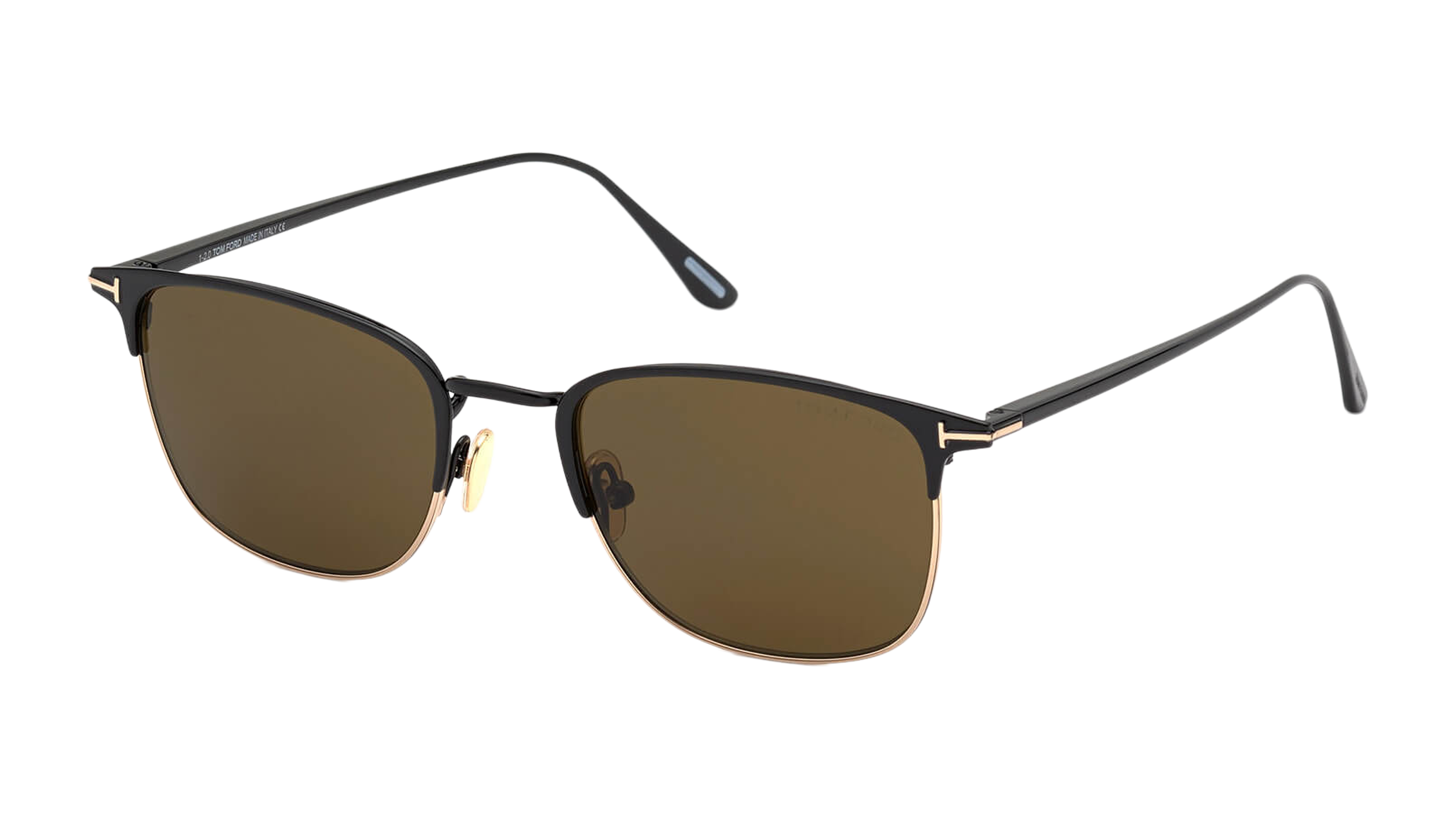 Angle_Left01 Tom Ford Liv FT 851 Sunglasses Brown / Black