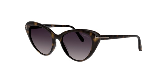 Tom Ford Harlow FT0869 (52T) Sunglasses Brown / Havana