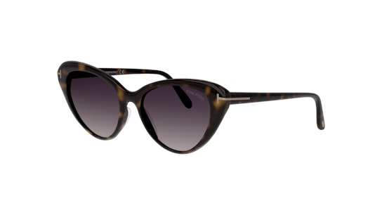 Tom Ford Harlow FT0869 (52T) Sunglasses Brown / Havana