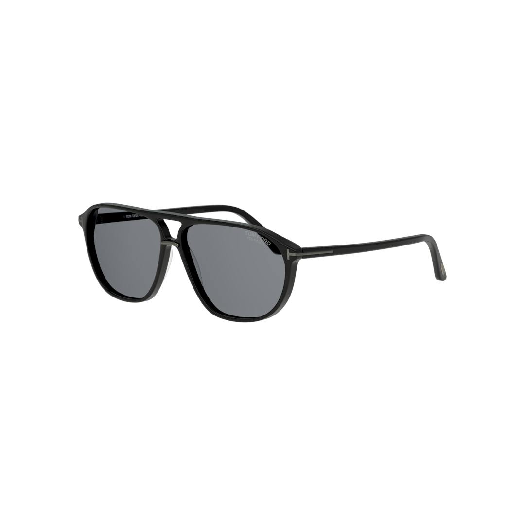Tom Ford FT1026-N Lunettes de Soleil Homme - Pilote Noir - Verres Polarisés