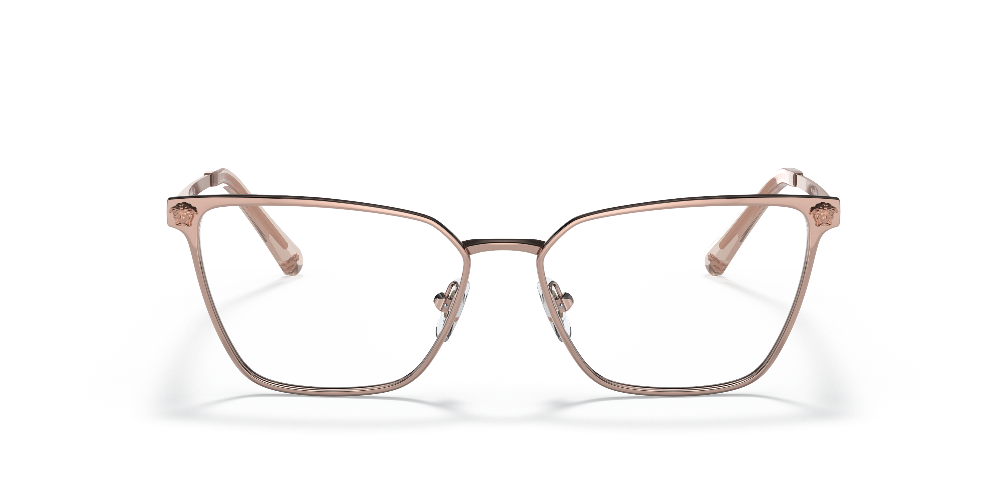 Front Versace VE 1275 (1412) Glasses Transparent / Pink