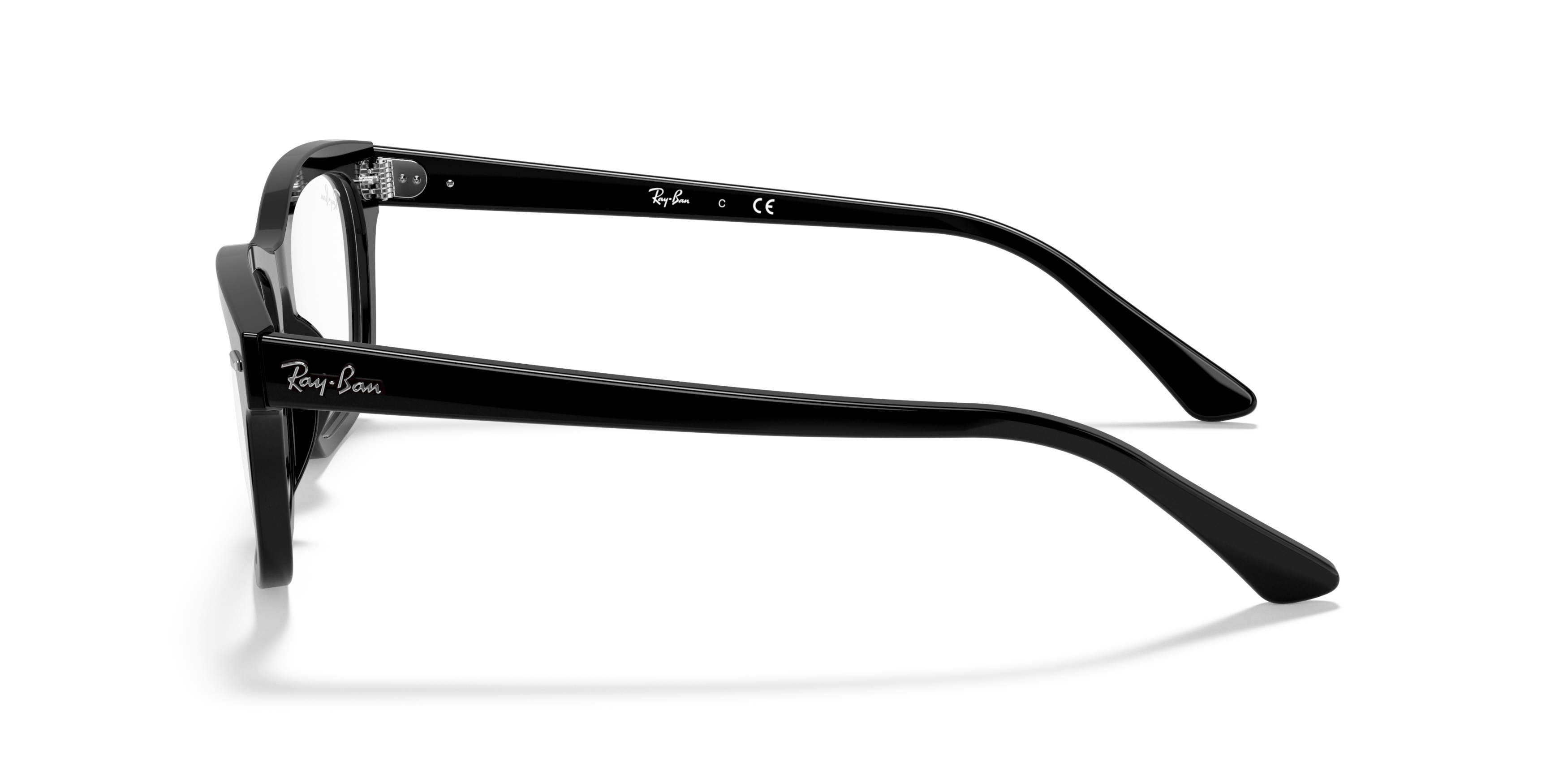 Angle_Left02 Ray-Ban RX 5383 Glasses Transparent / Black