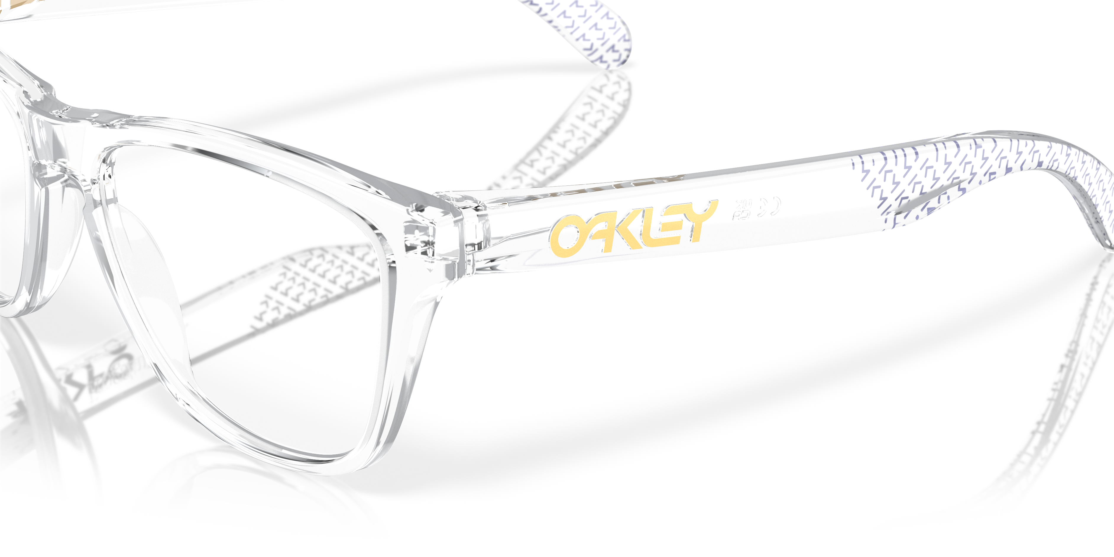 Detail01 Oakley OY 8009 (800908) Youth Glasses Transparent / Transparent, Clear
