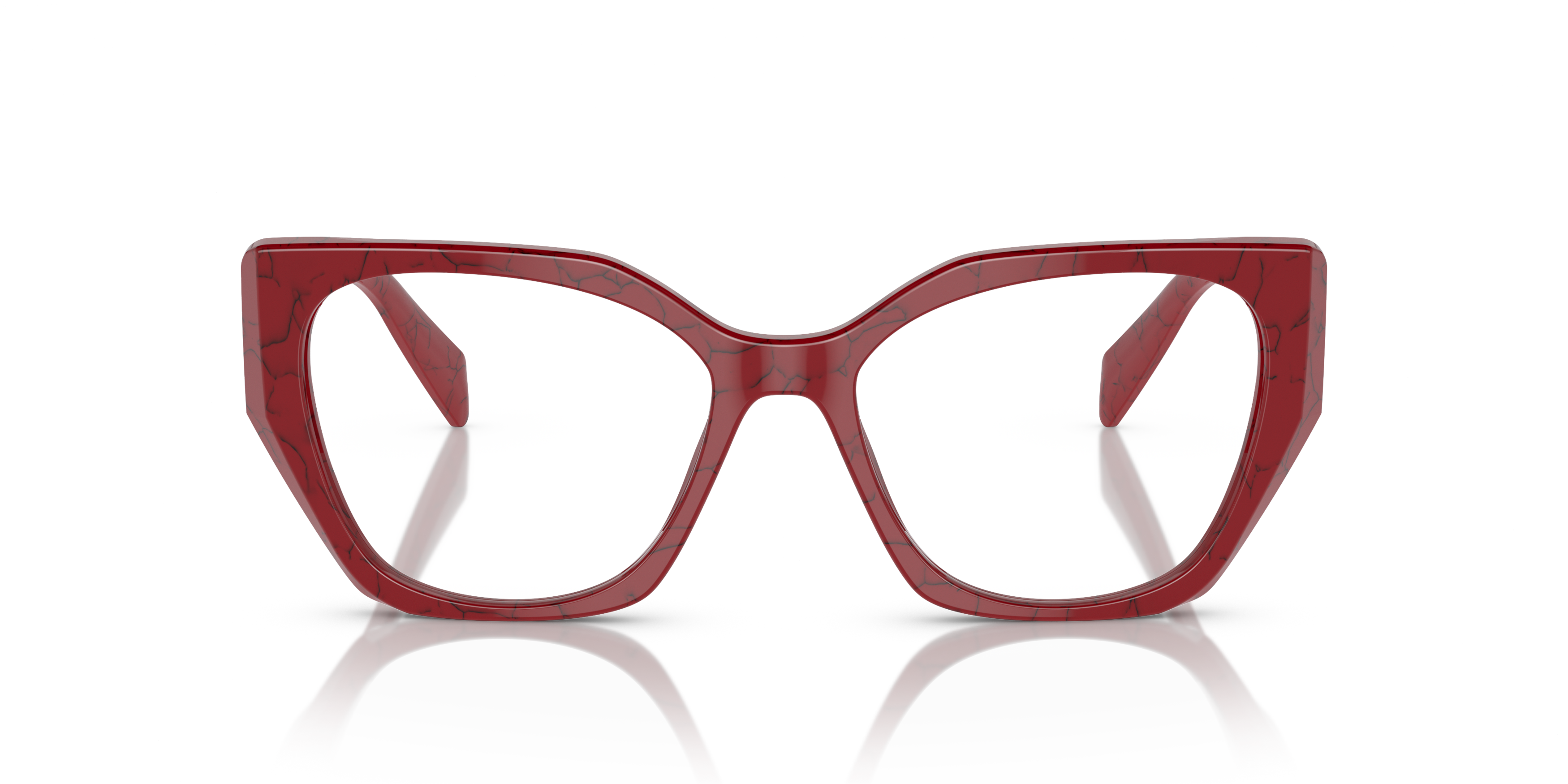Front Prada PR 18WV Glasses Transparent / Black