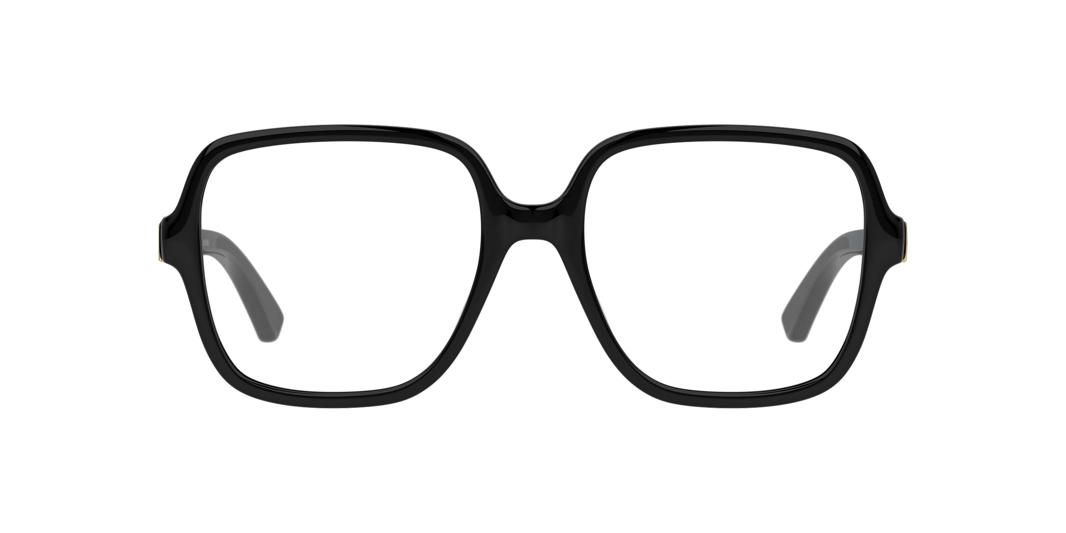 Front Gucci GG 1193O (001) Glasses Transparent / Black