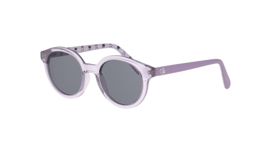 Unofficial UNSJ0002P Children's Sunglasses Grey / Transparent, Purple